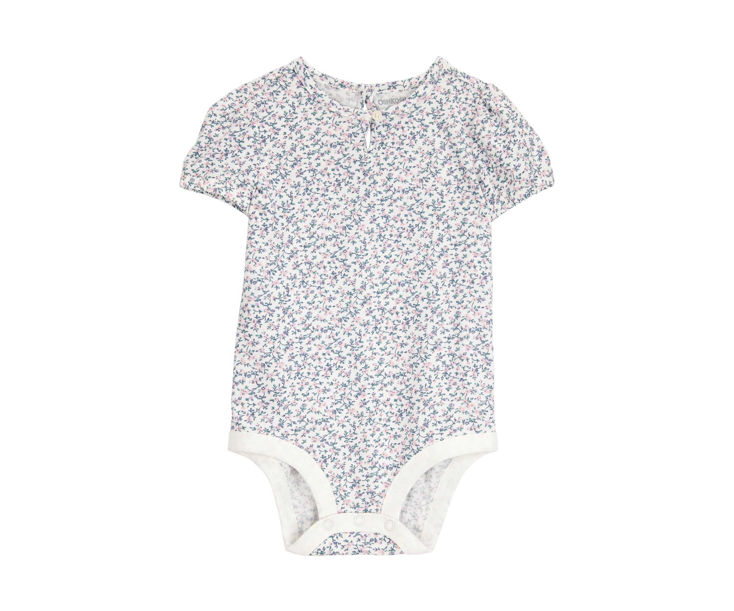 Baby Girls Floral Printed Bodysuit