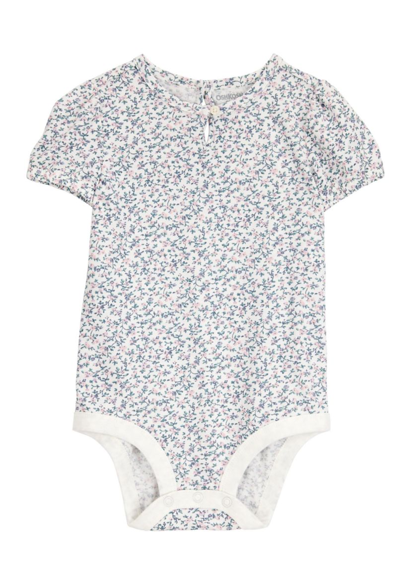 Baby Girls Floral Printed Bodysuit