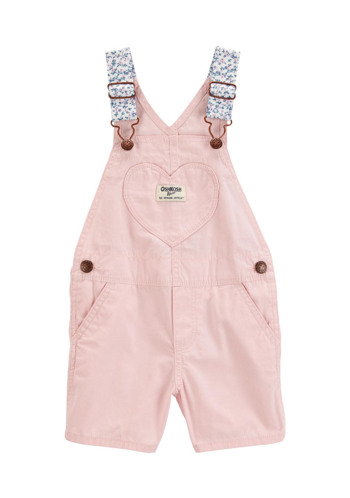 Baby Girls Woven Shortalls