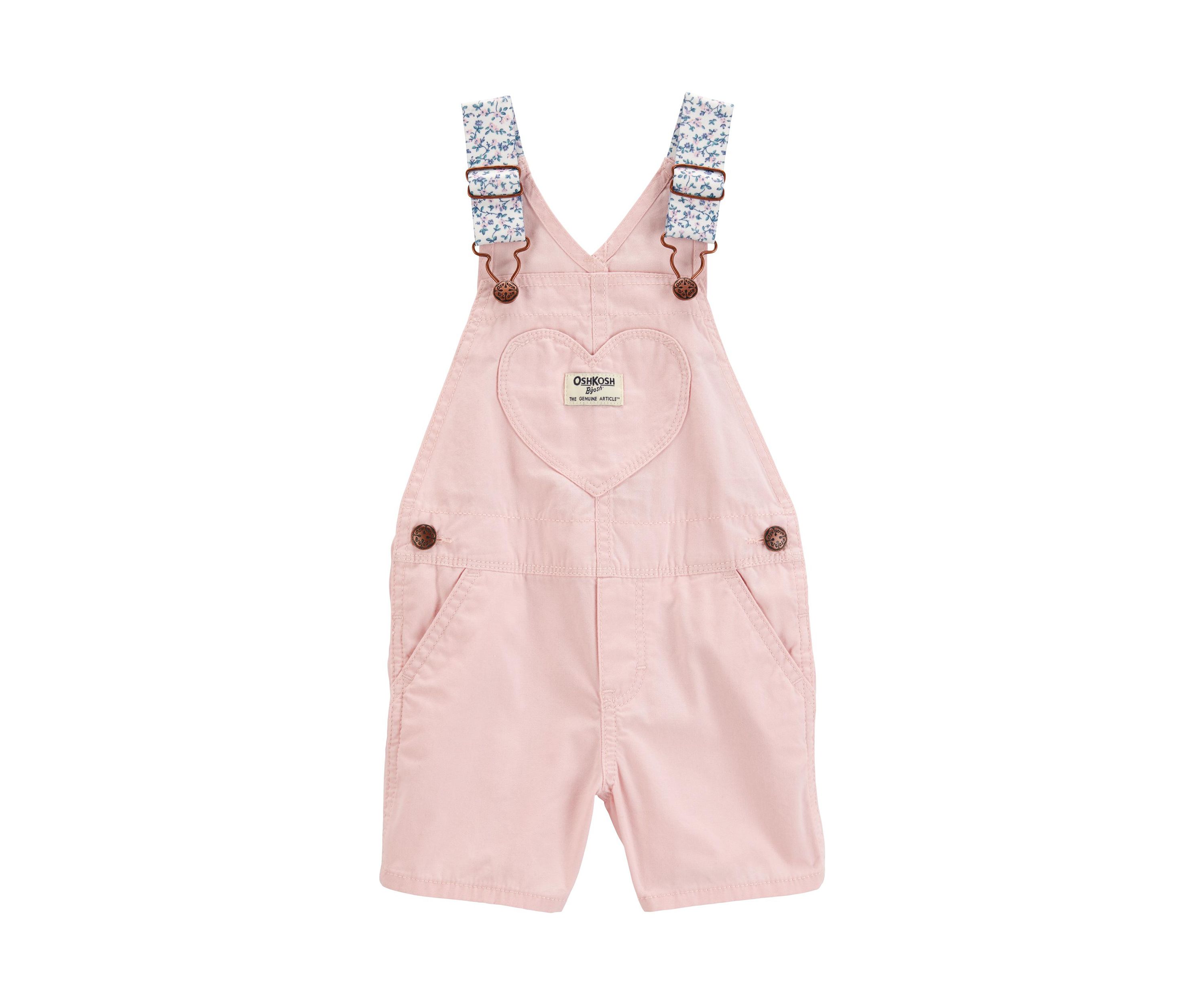 Baby Girls Woven Shortalls