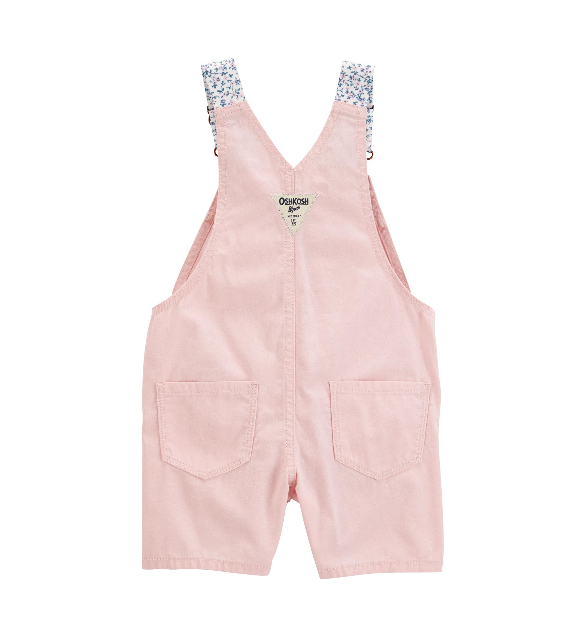 Baby Girls Woven Shortalls