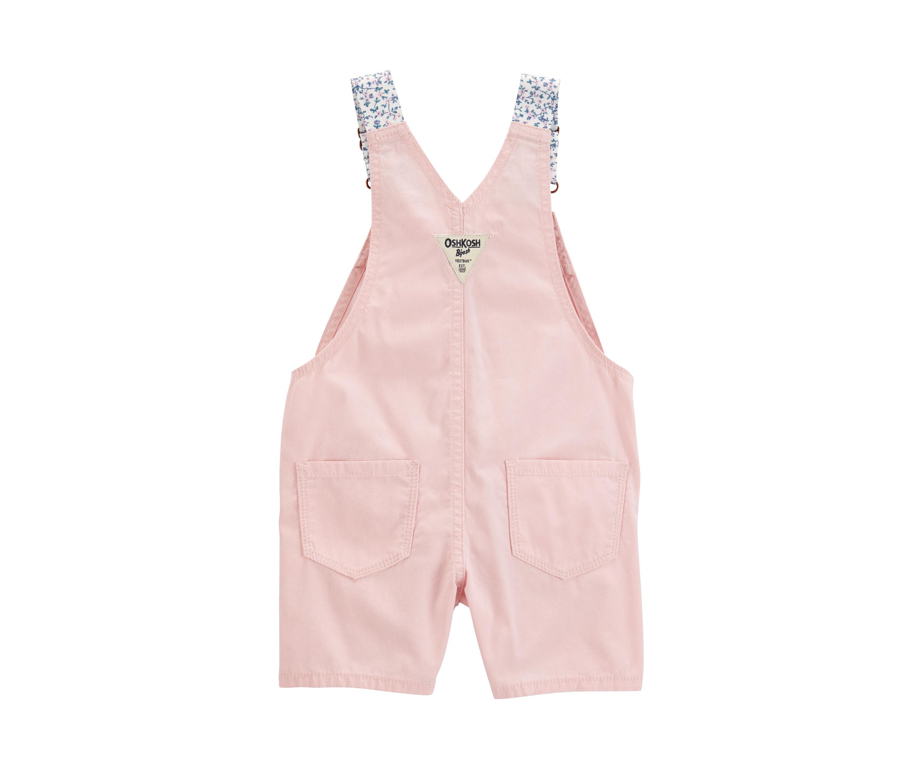 Baby Girls Woven Shortalls