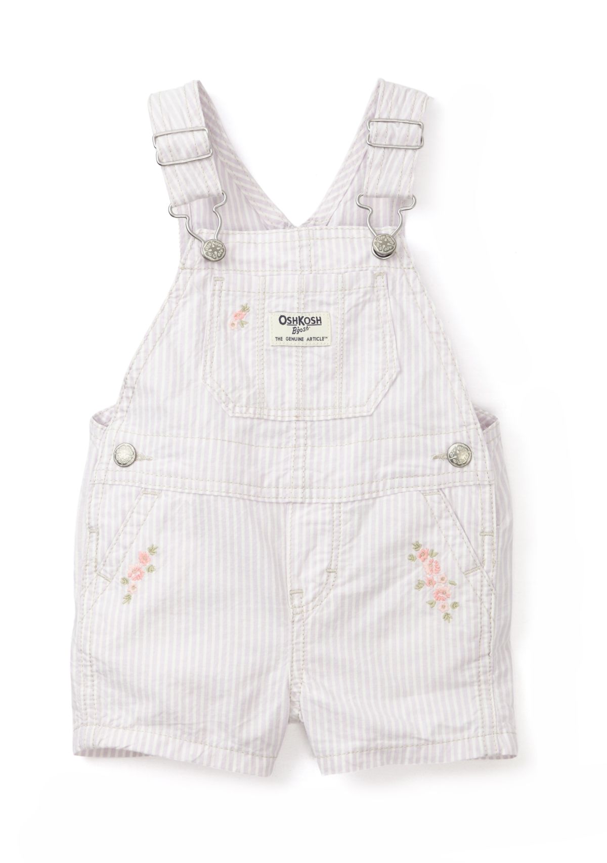 Baby Girls Woven Shortalls