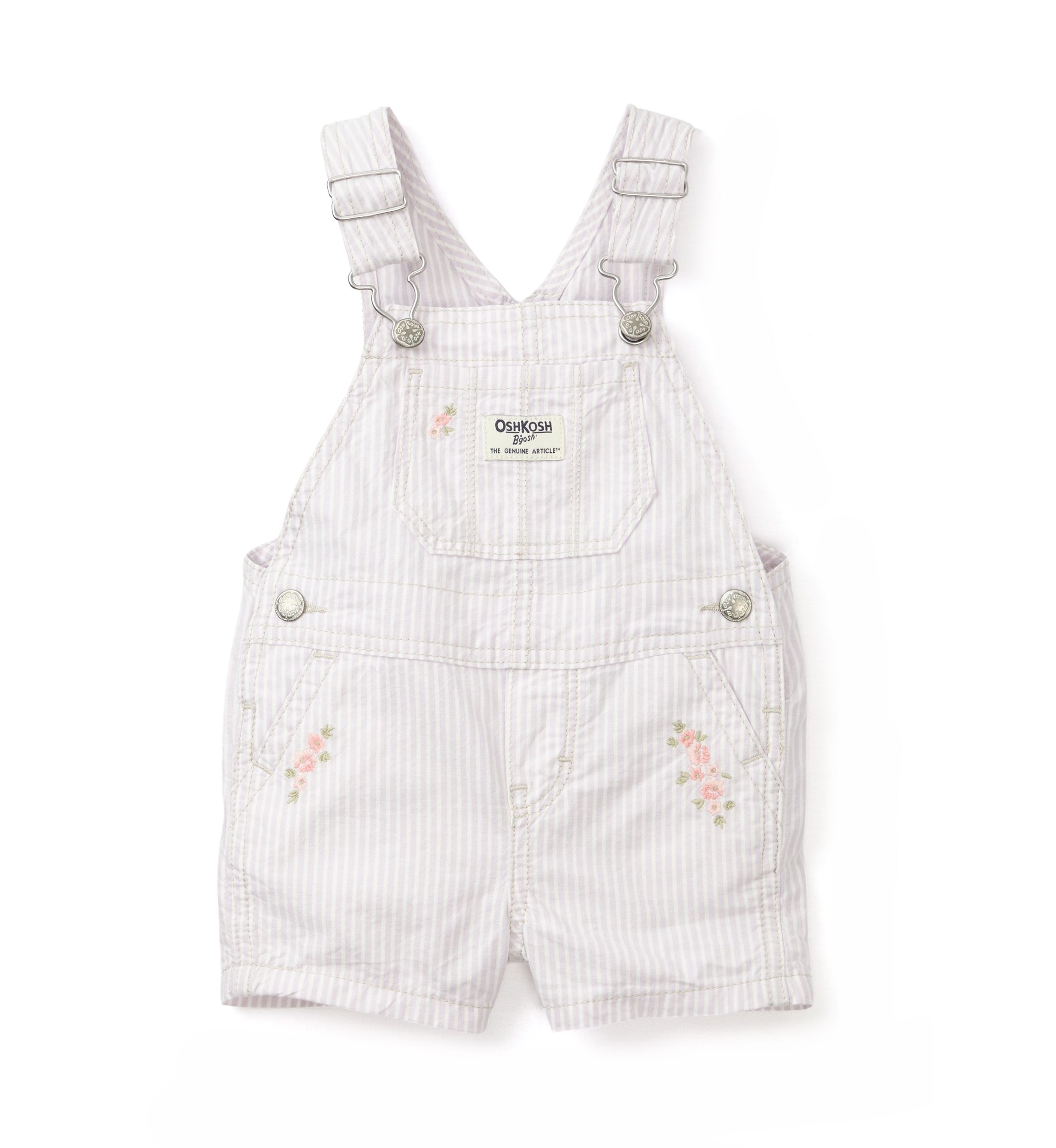 Baby Girls Woven Shortalls