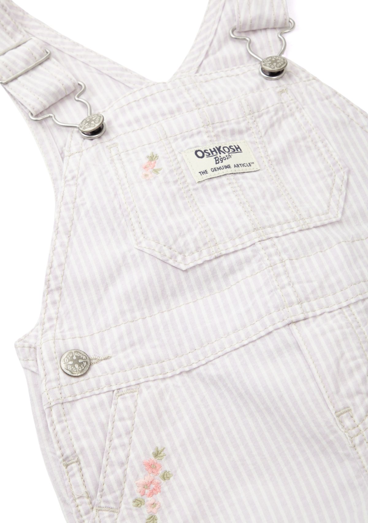 Baby Girls Woven Shortalls