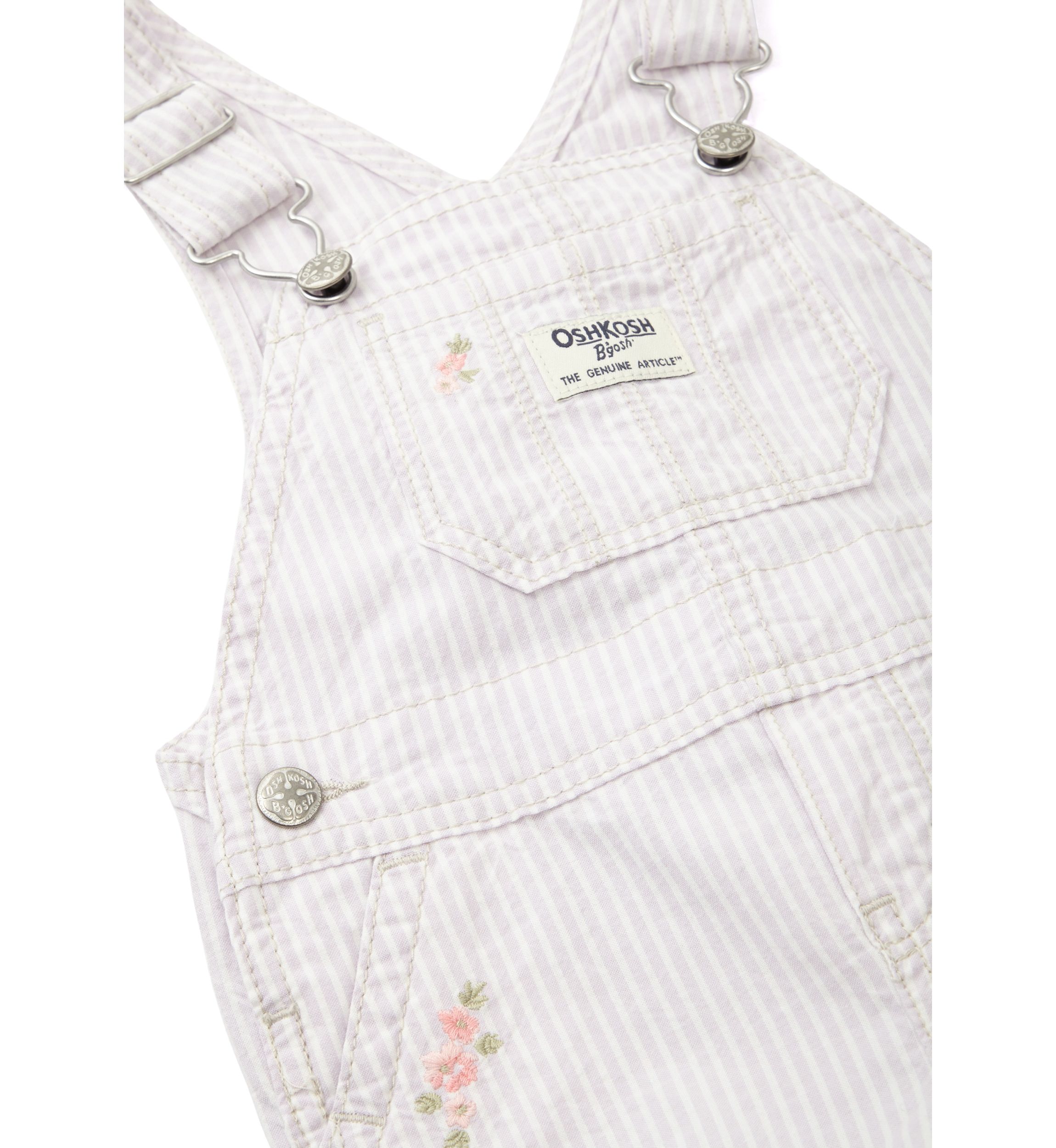 Baby Girls Woven Shortalls