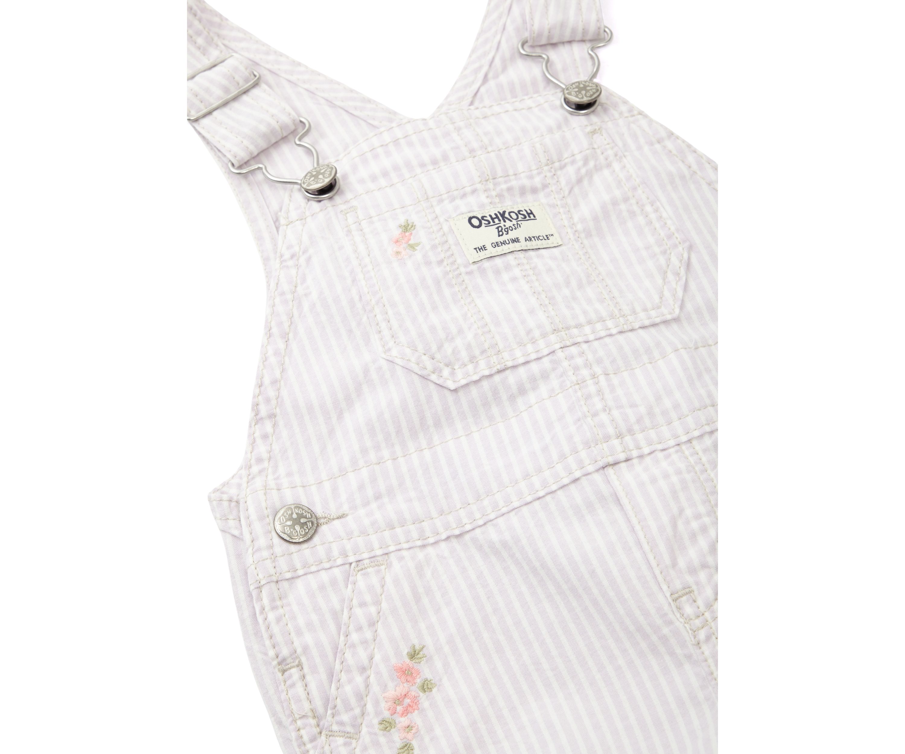 Baby Girls Woven Shortalls