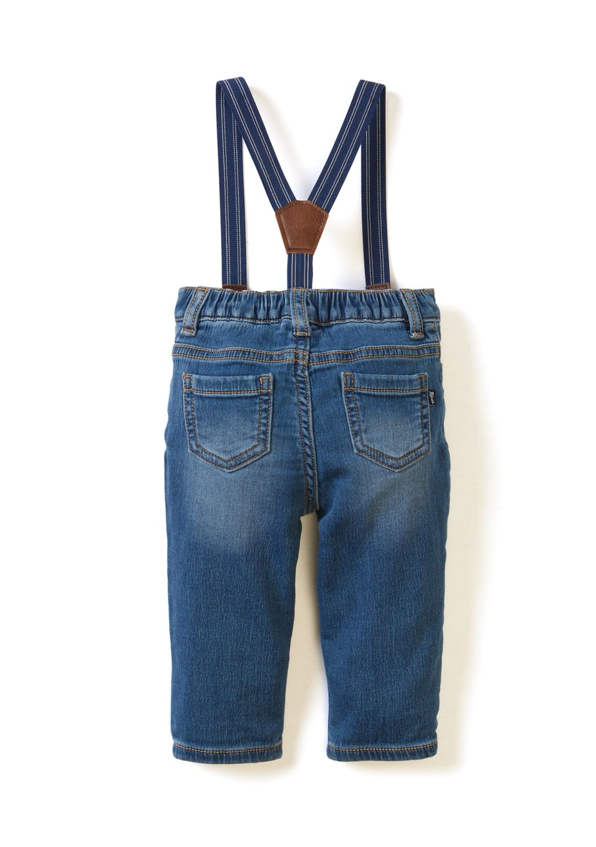 Baby Boys Denim Suspenders