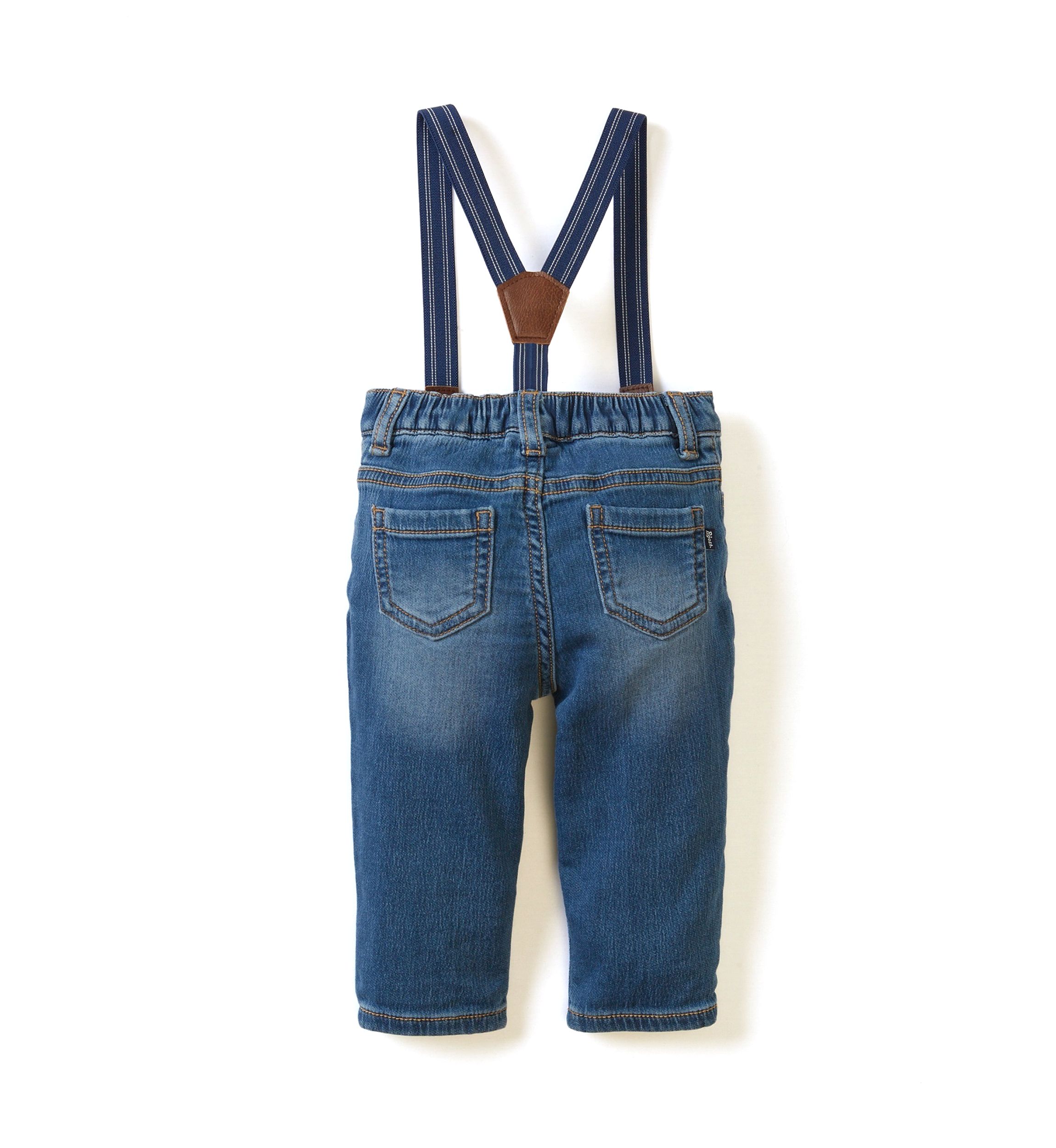 Baby Boys Denim Suspenders