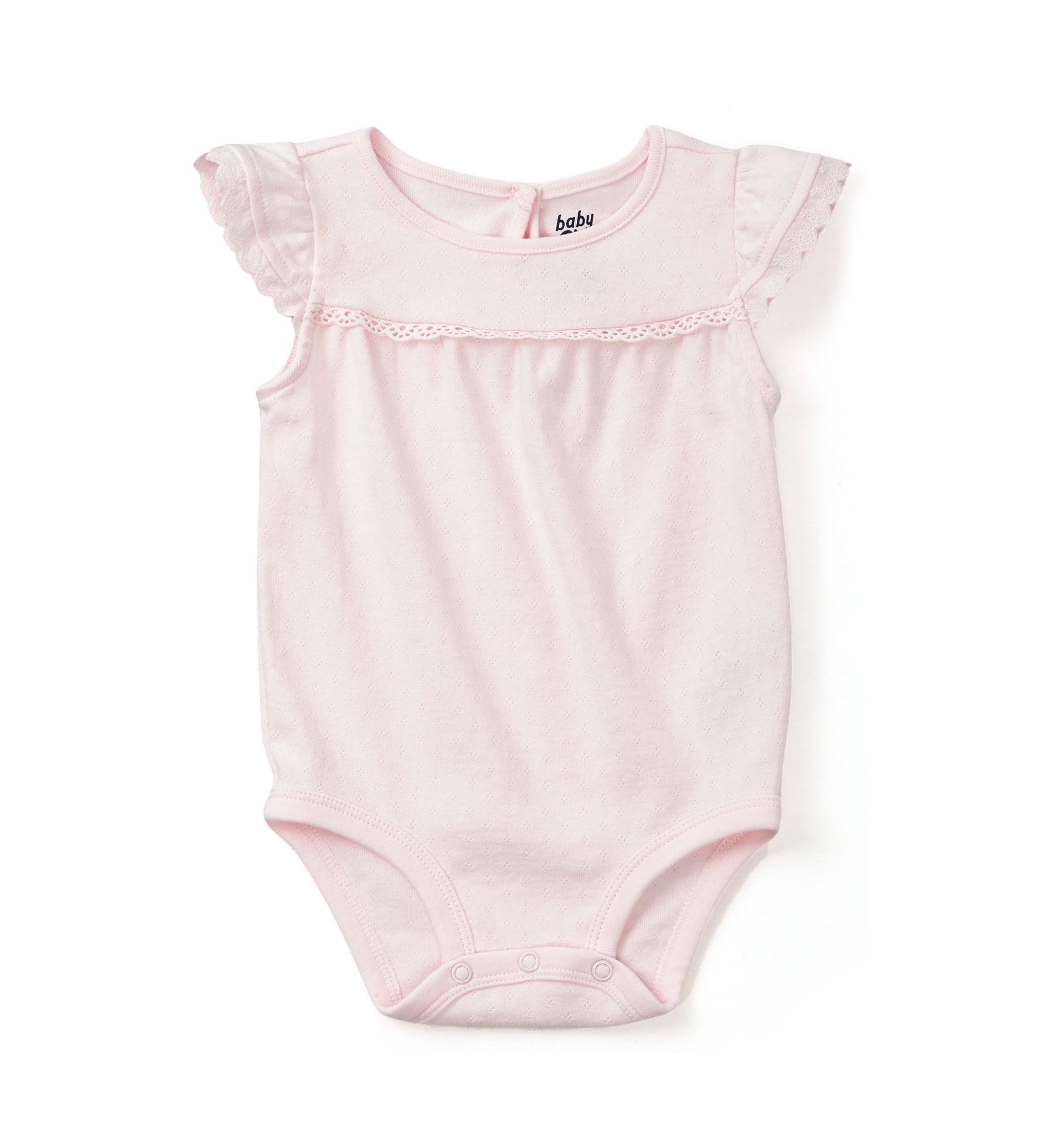 Baby Girls Pointelle Knit Bodysuit
