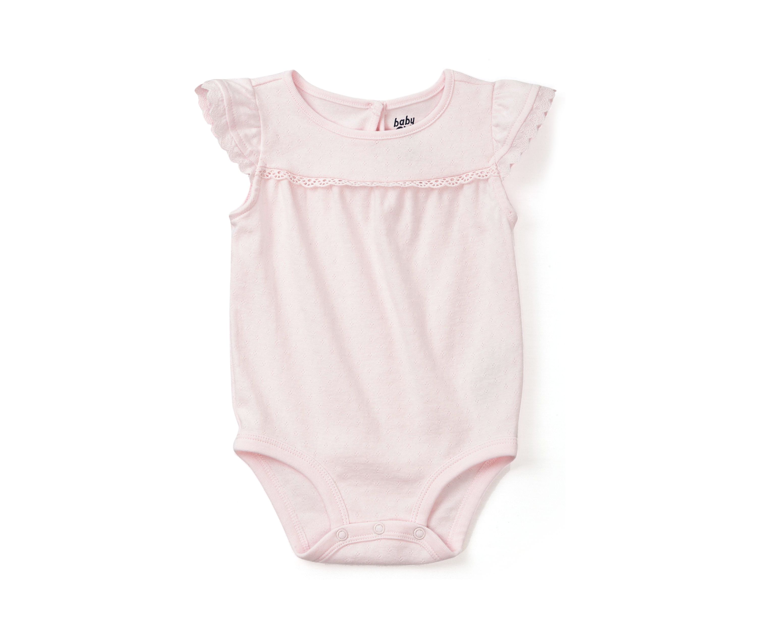 Baby Girls Pointelle Knit Bodysuit