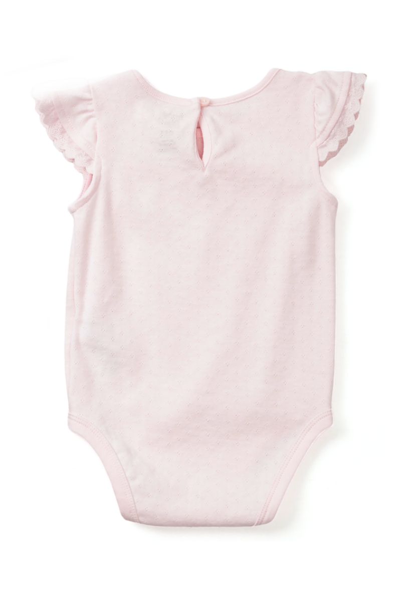 Baby Girls Pointelle Knit Bodysuit