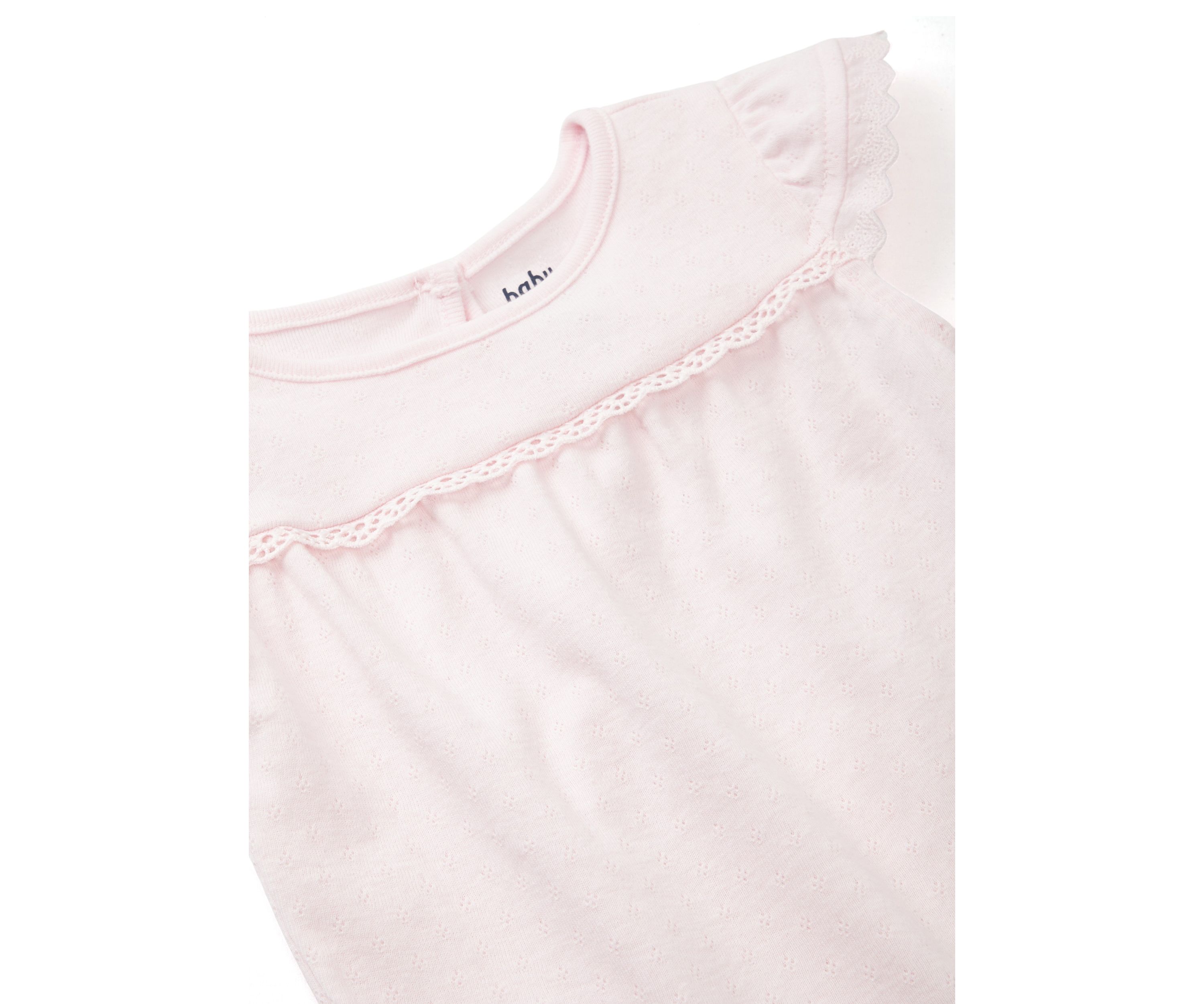 Baby Girls Pointelle Knit Bodysuit
