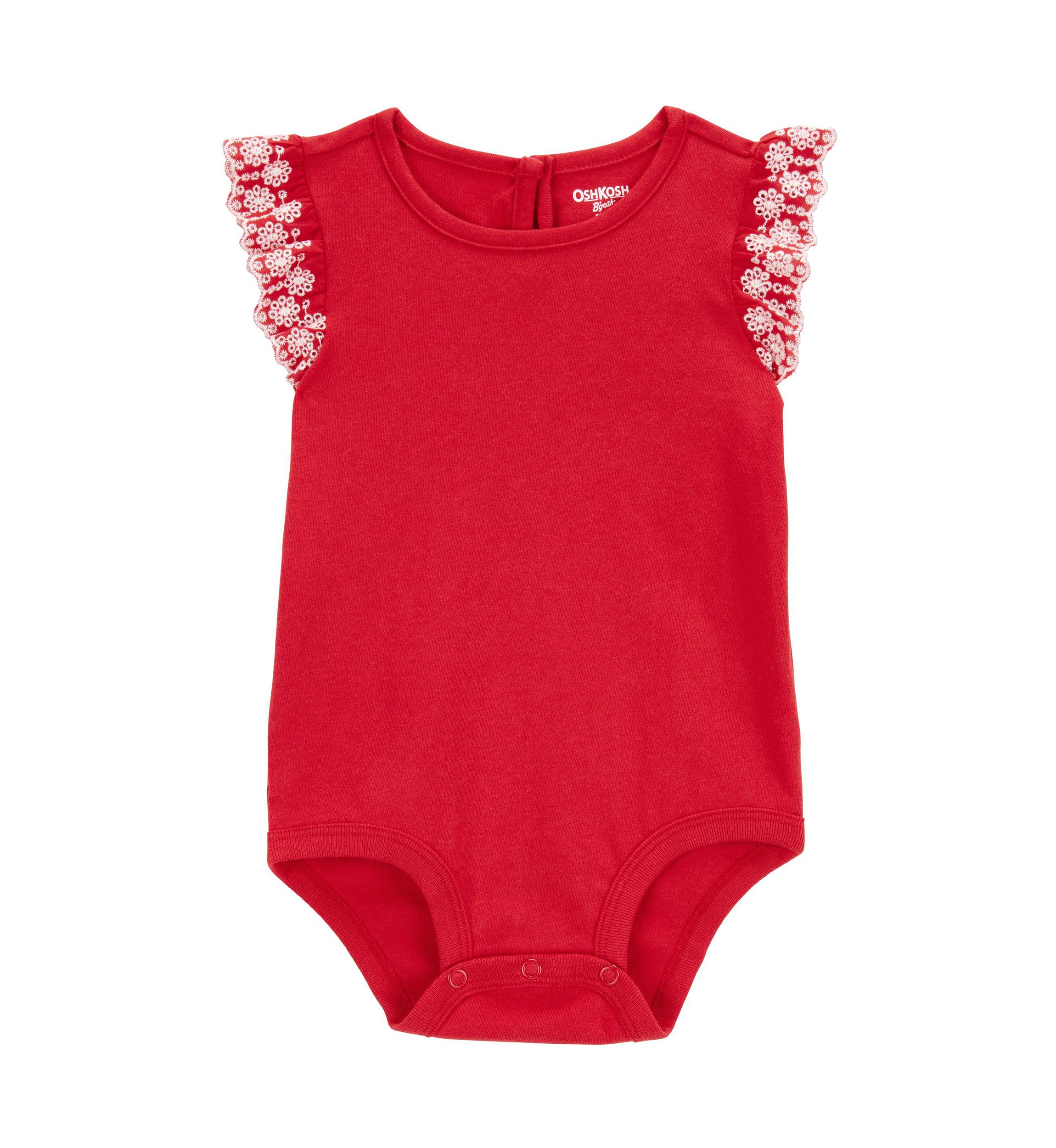 Baby Girls Ruffle Bodysuit