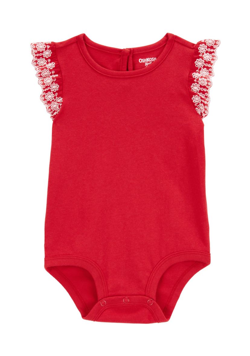 Baby Girls Ruffle Bodysuit