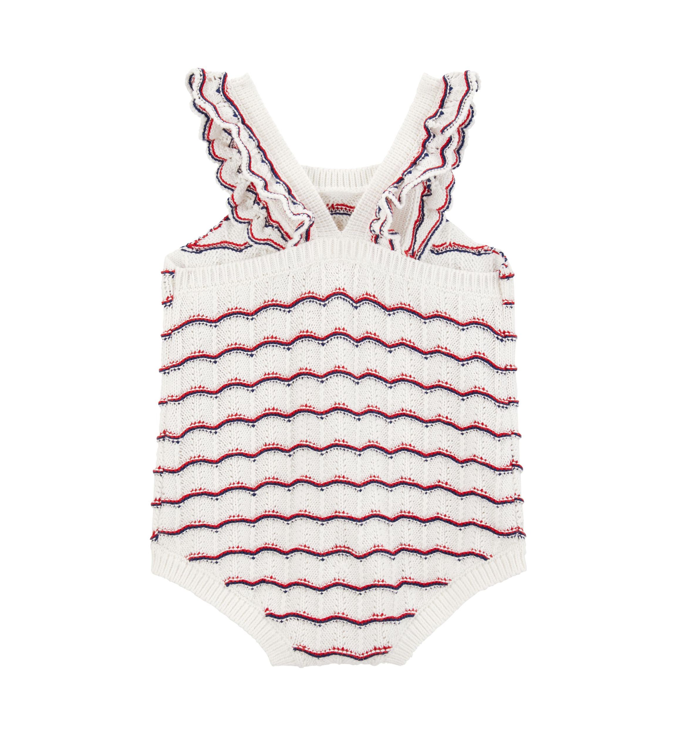 Baby Girls Crochet Bubble Romper