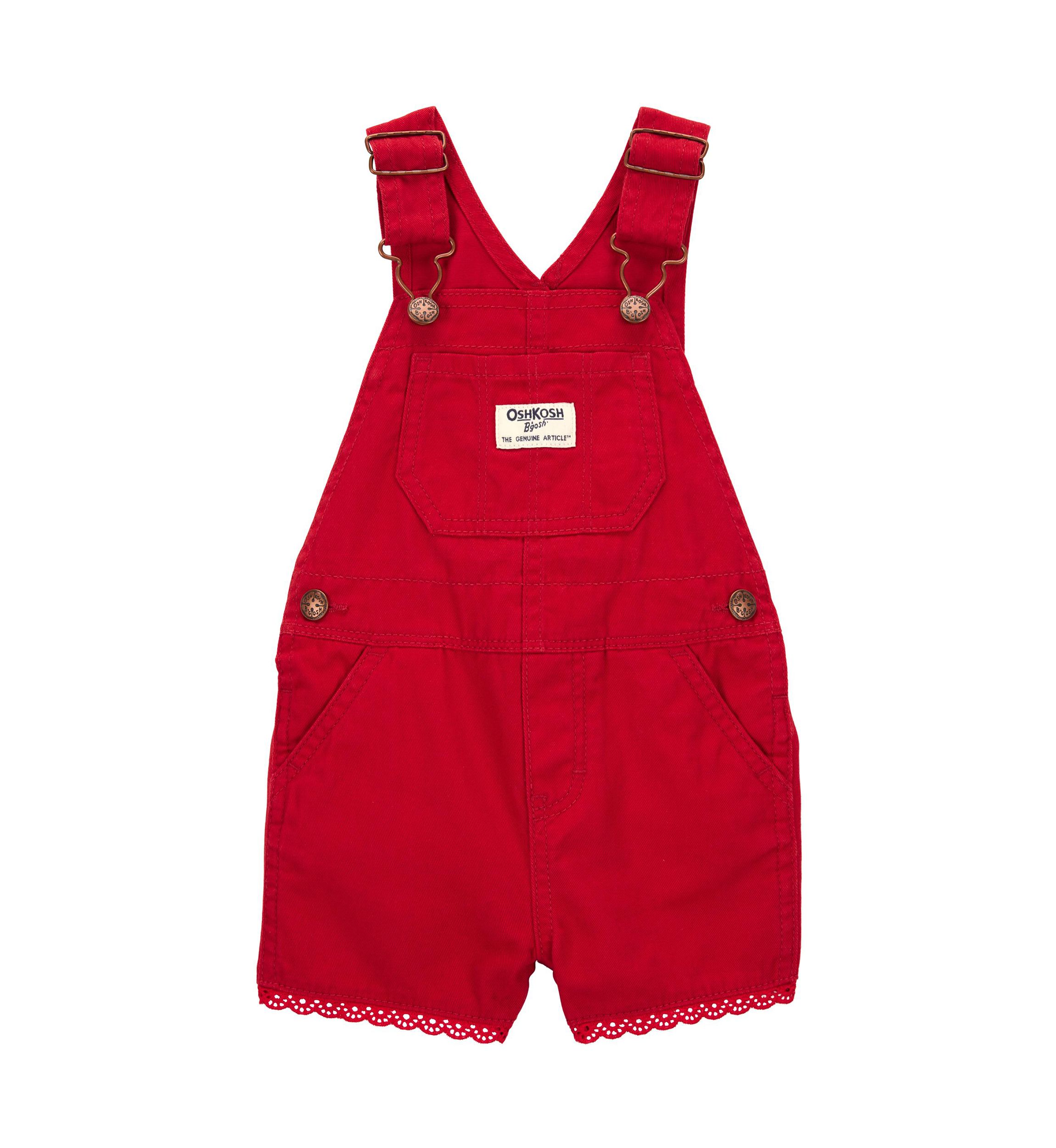 Baby Boys Twill Shortalls