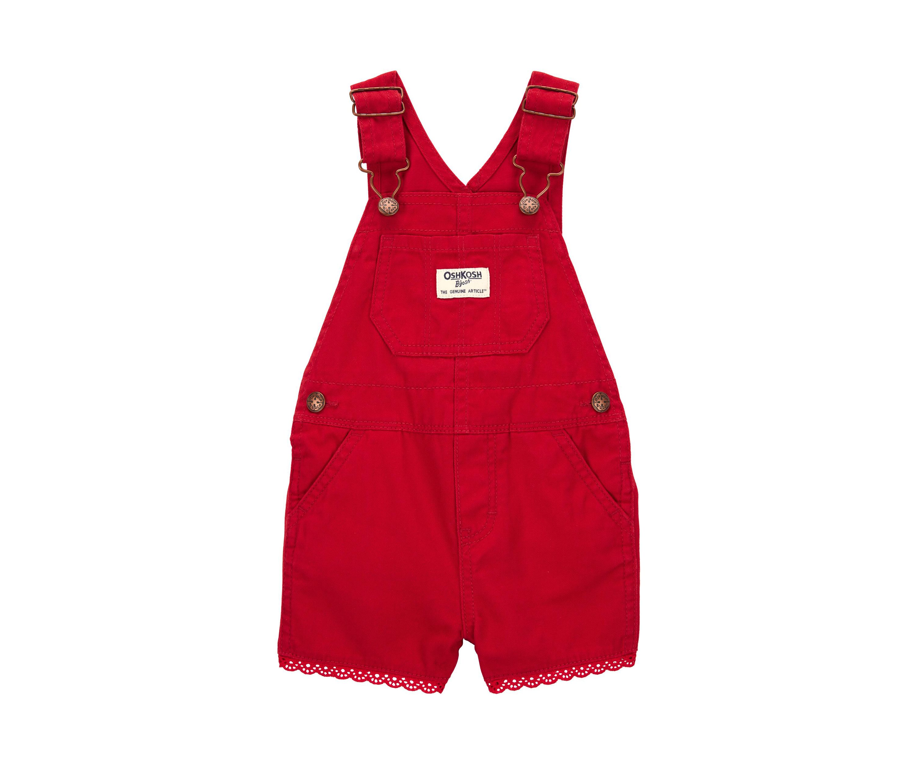 Baby Boys Twill Shortalls