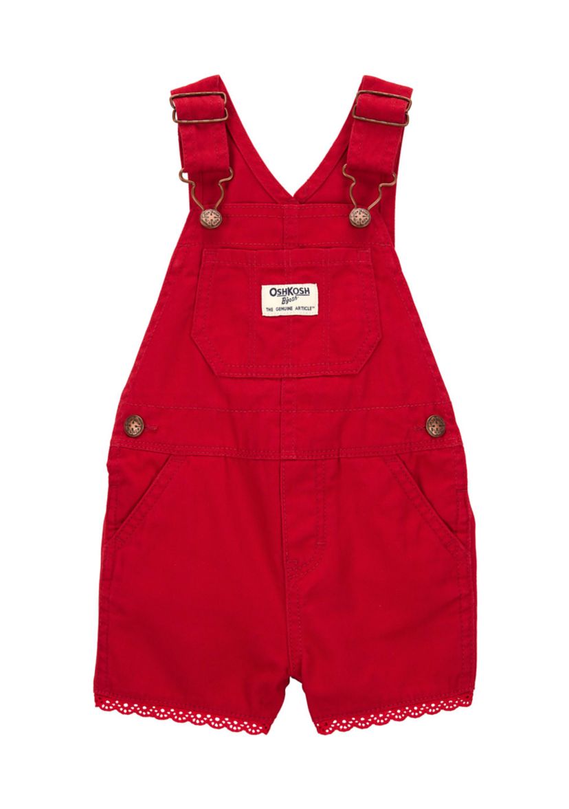 Baby Boys Twill Shortalls