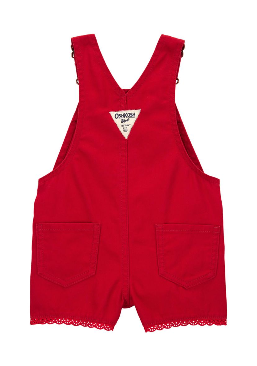 Baby Boys Twill Shortalls