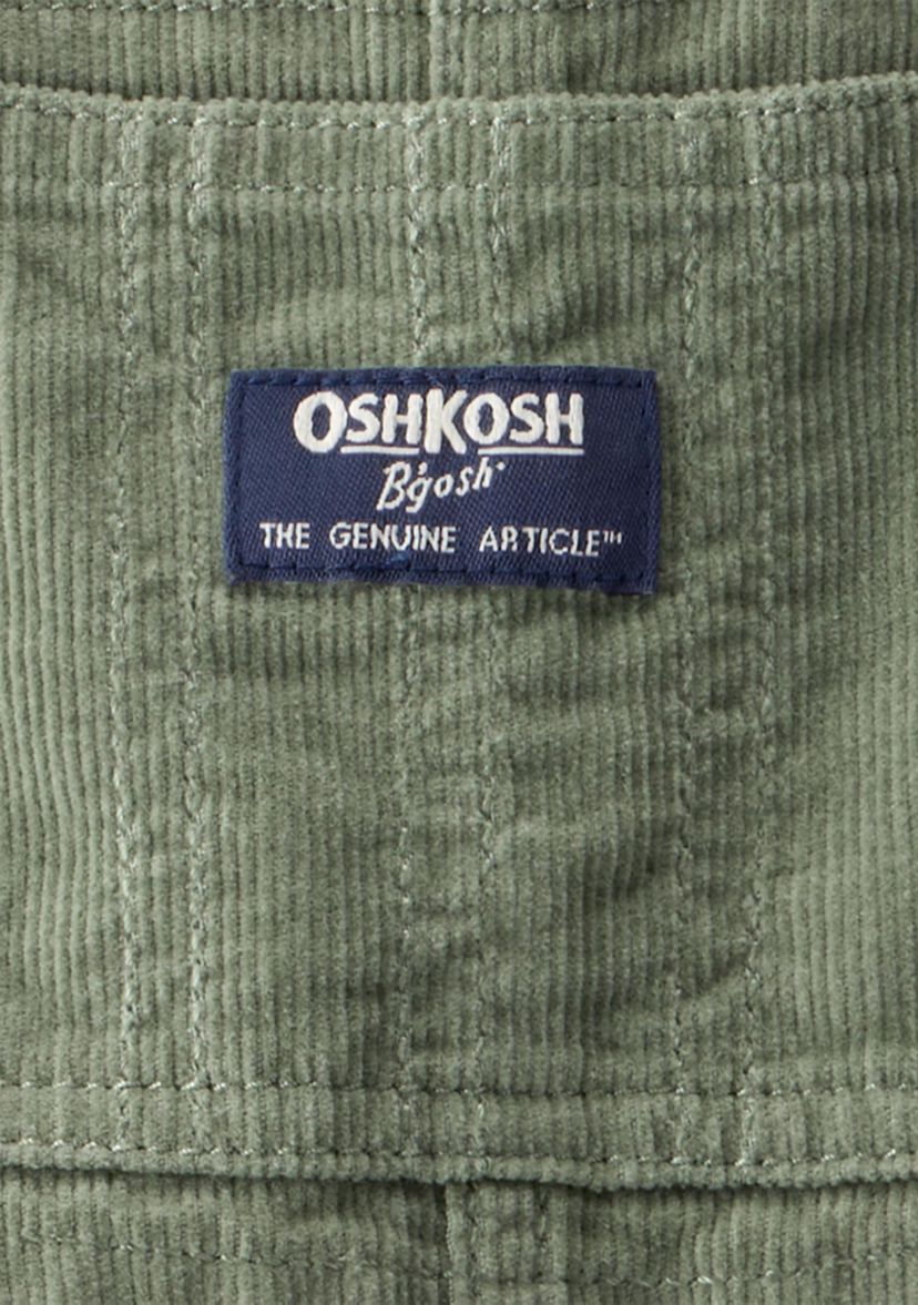 Baby Boys Solid Corduroy Overalls