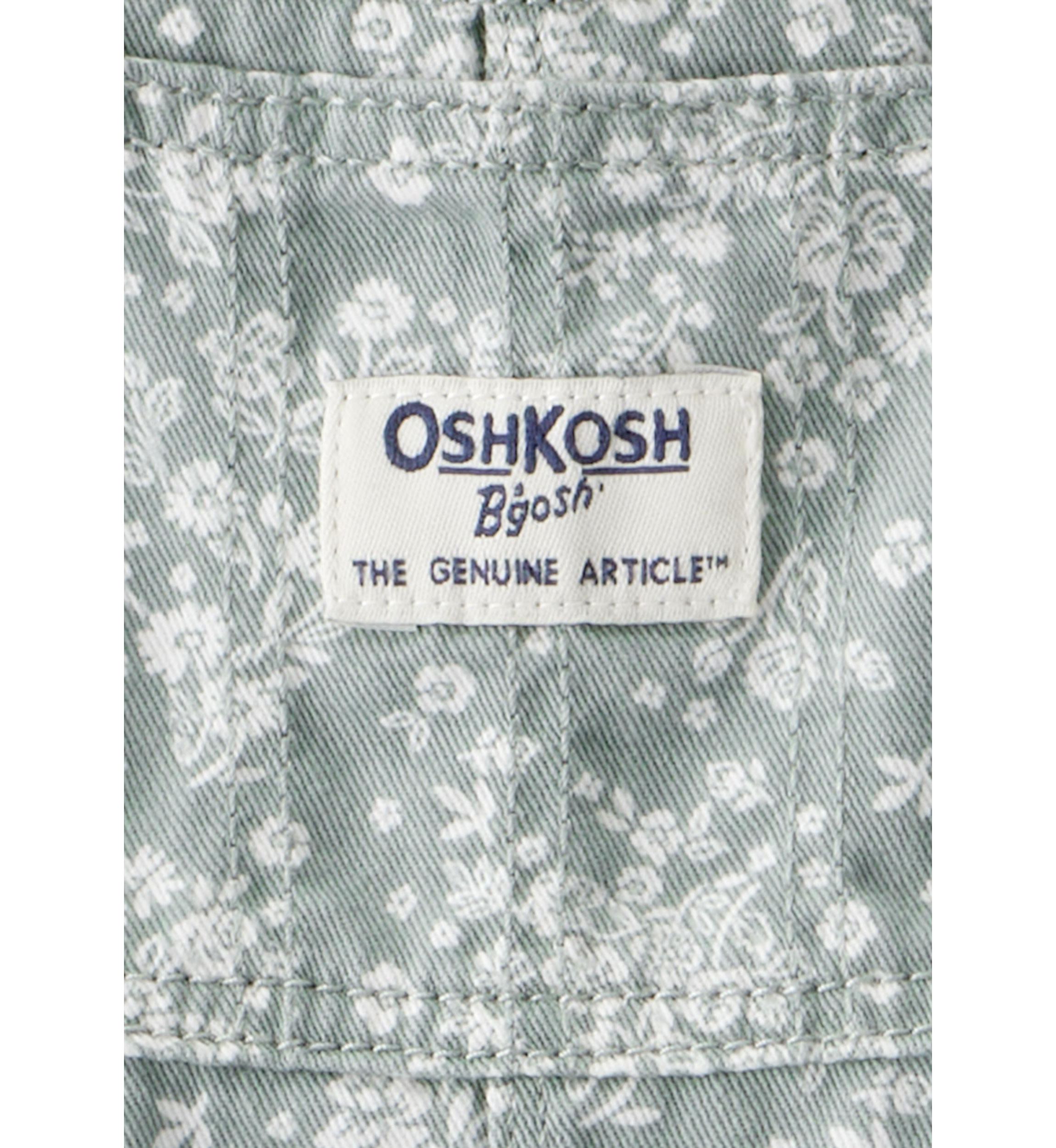 Baby Girls Floral Print Overalls
