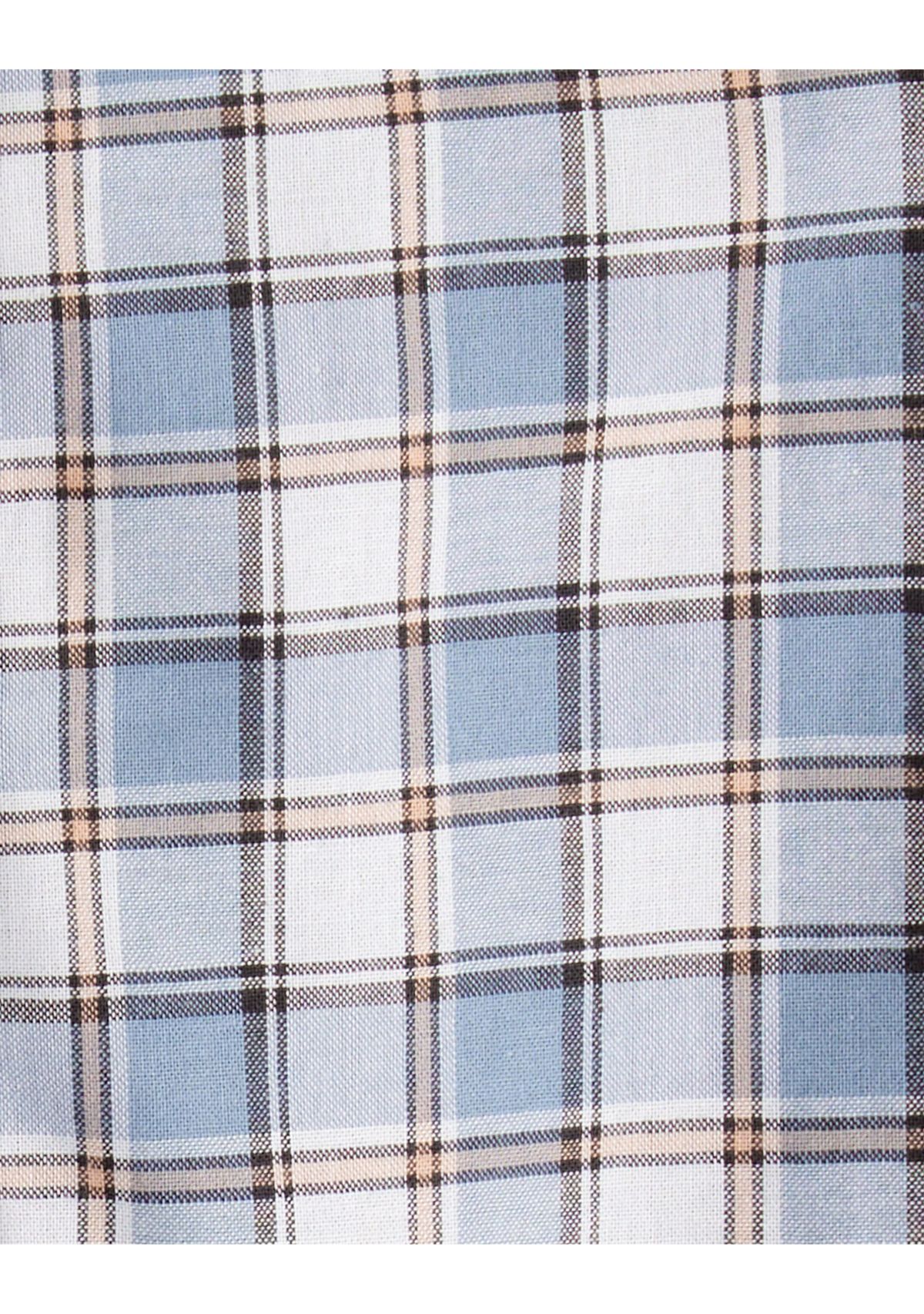 Baby Boys Plaid Cotton Long-Sleeve Button-Down Fashion Bodysuit