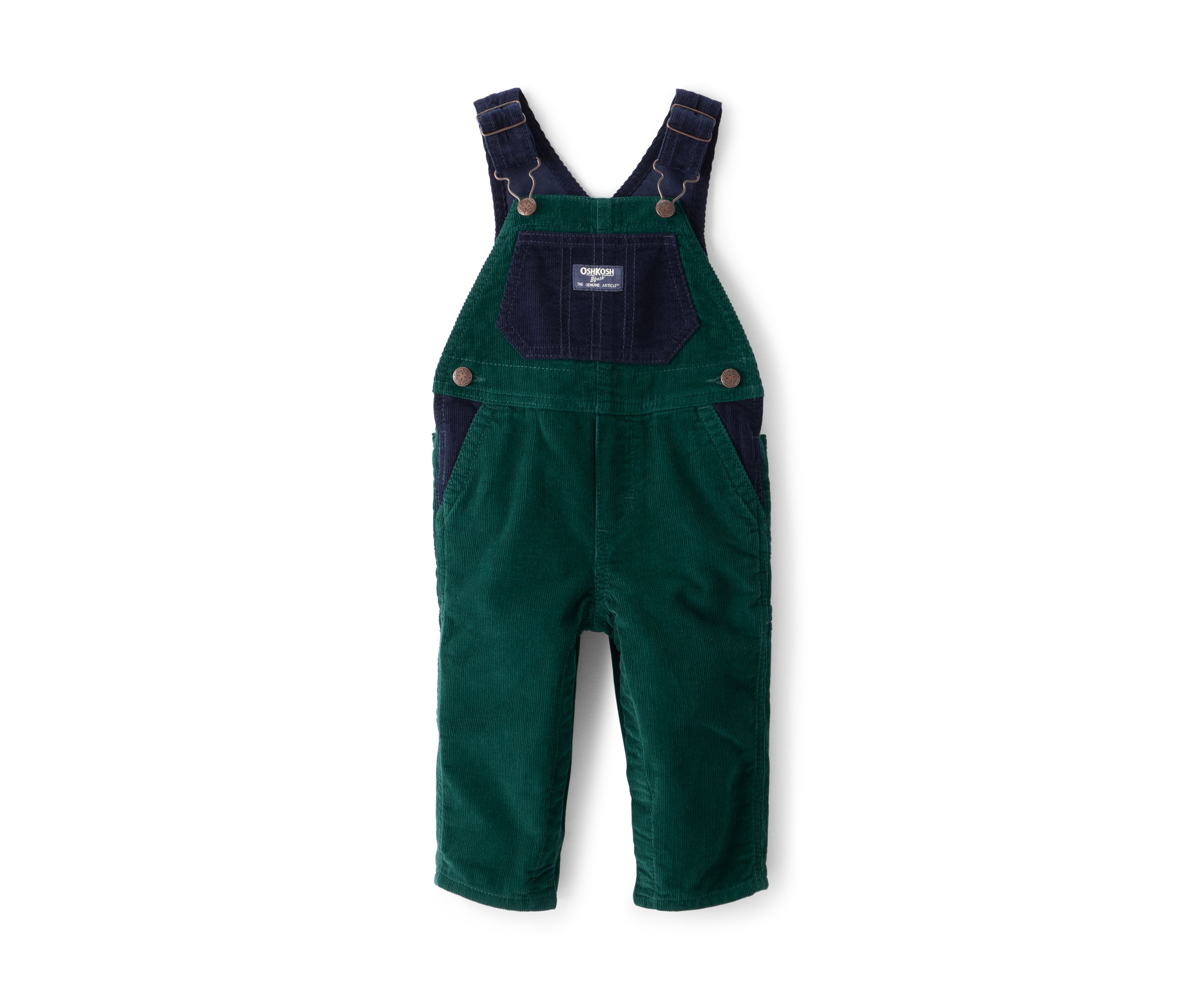 Baby Boys Corduroy Sleeveless Overalls