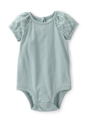 OshKosh B'gosh Baby Girl Onesie, Green, 18 Months