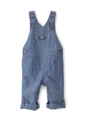 OshKosh B'gosh Baby Boys Denim Overalls, 6 Months