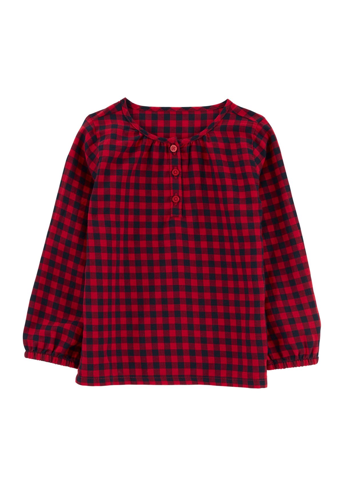 Toddler Girls Gingham Top