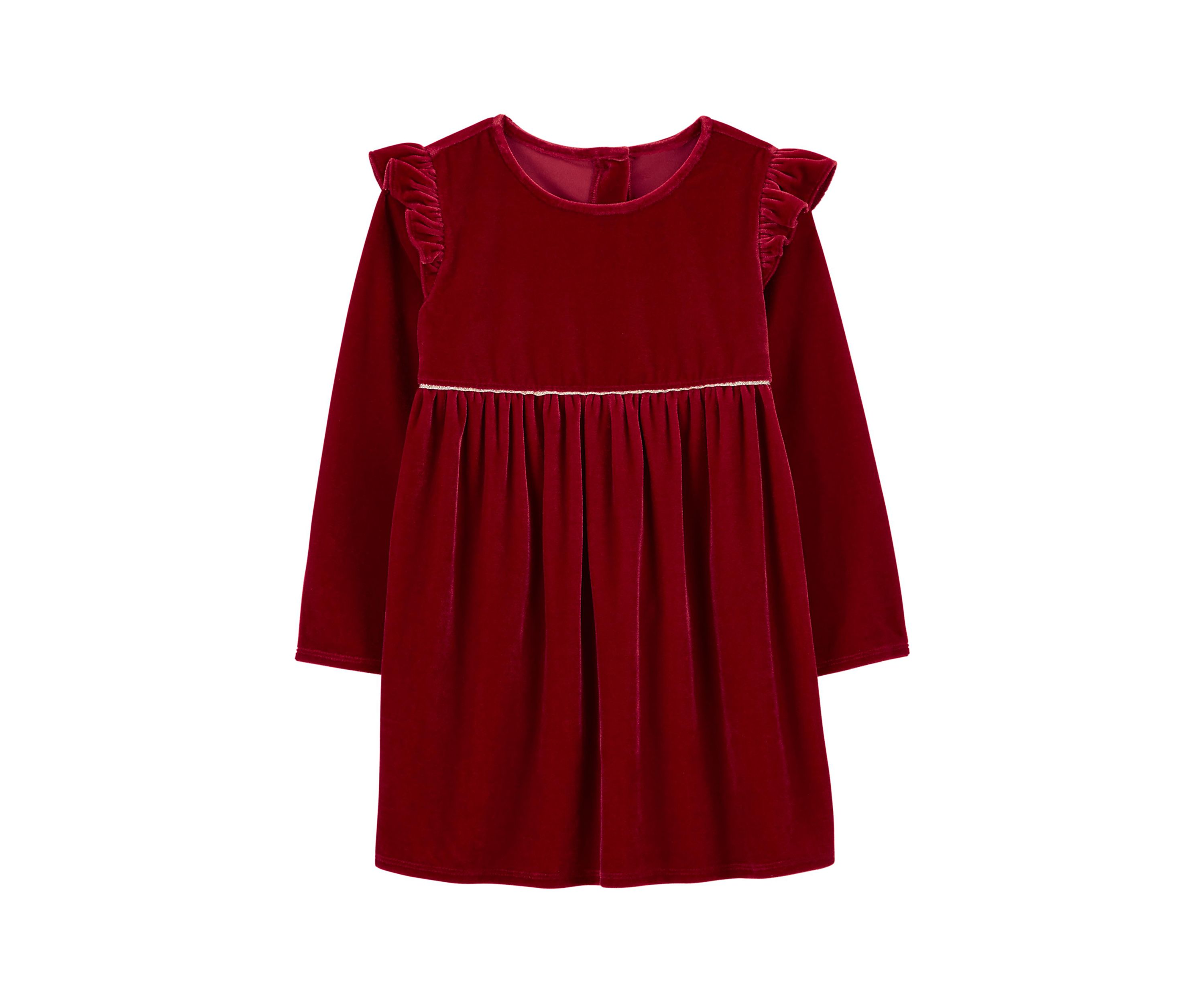 Toddler Girls Stretch Velour Dress
