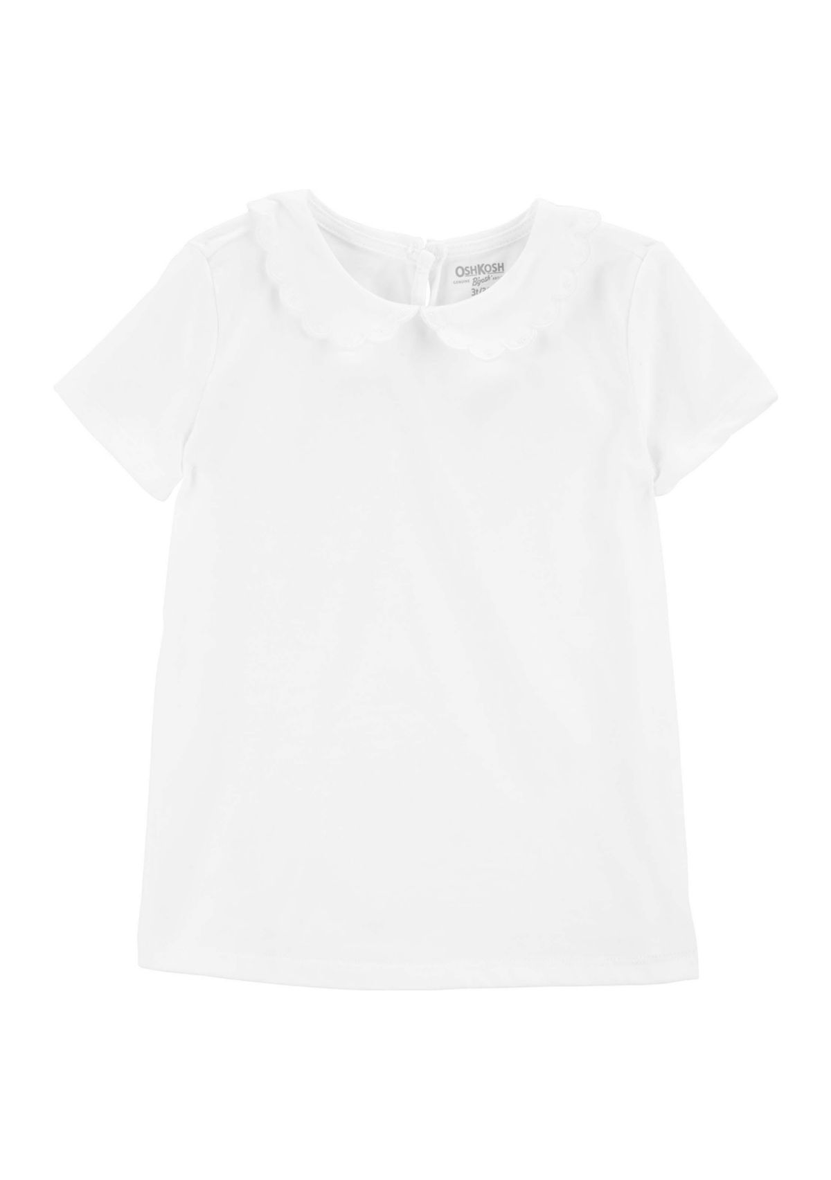 Toddler Girls Collard Knit T-Shirt
