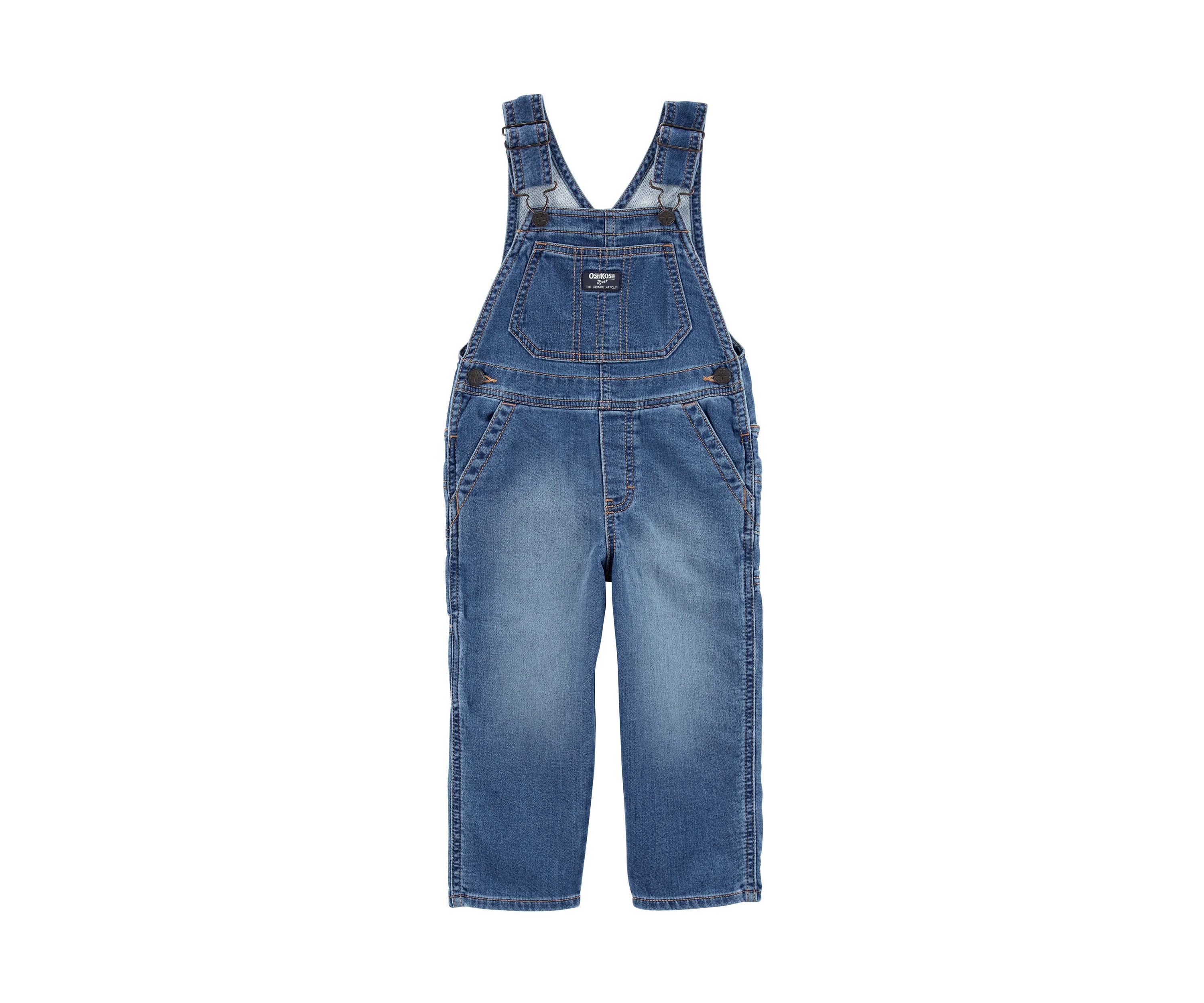 Toddler Boys Denim Overalls