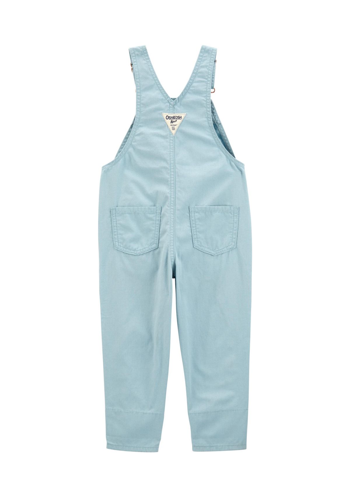 Toddler Girls Floral Lined Overalls