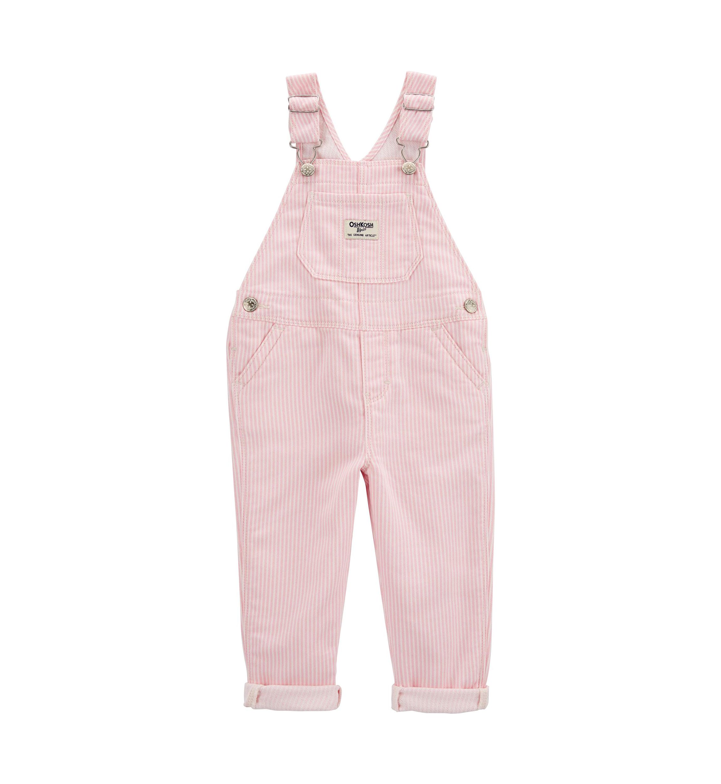 Toddler Girls Knit Overalls