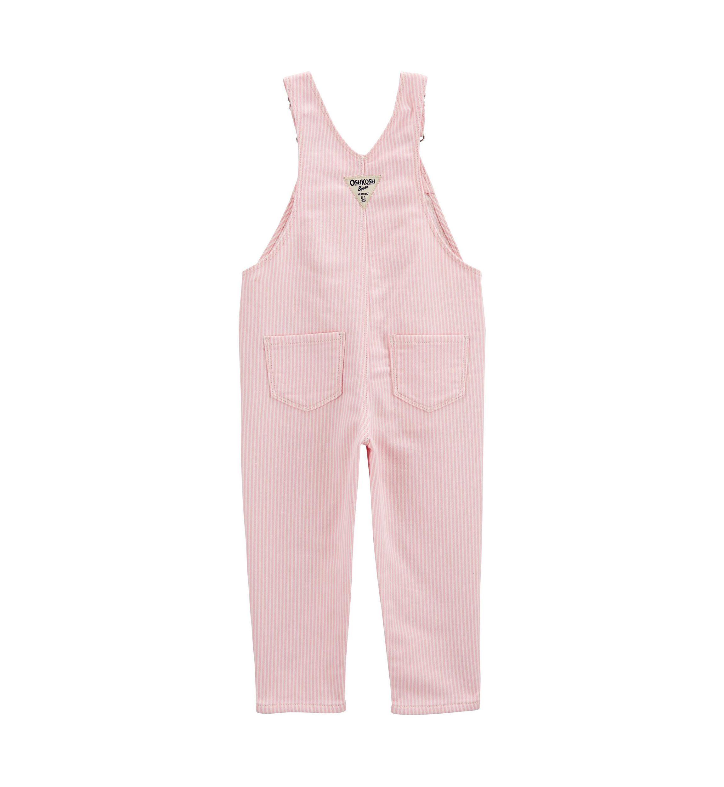 Toddler Girls Knit Overalls