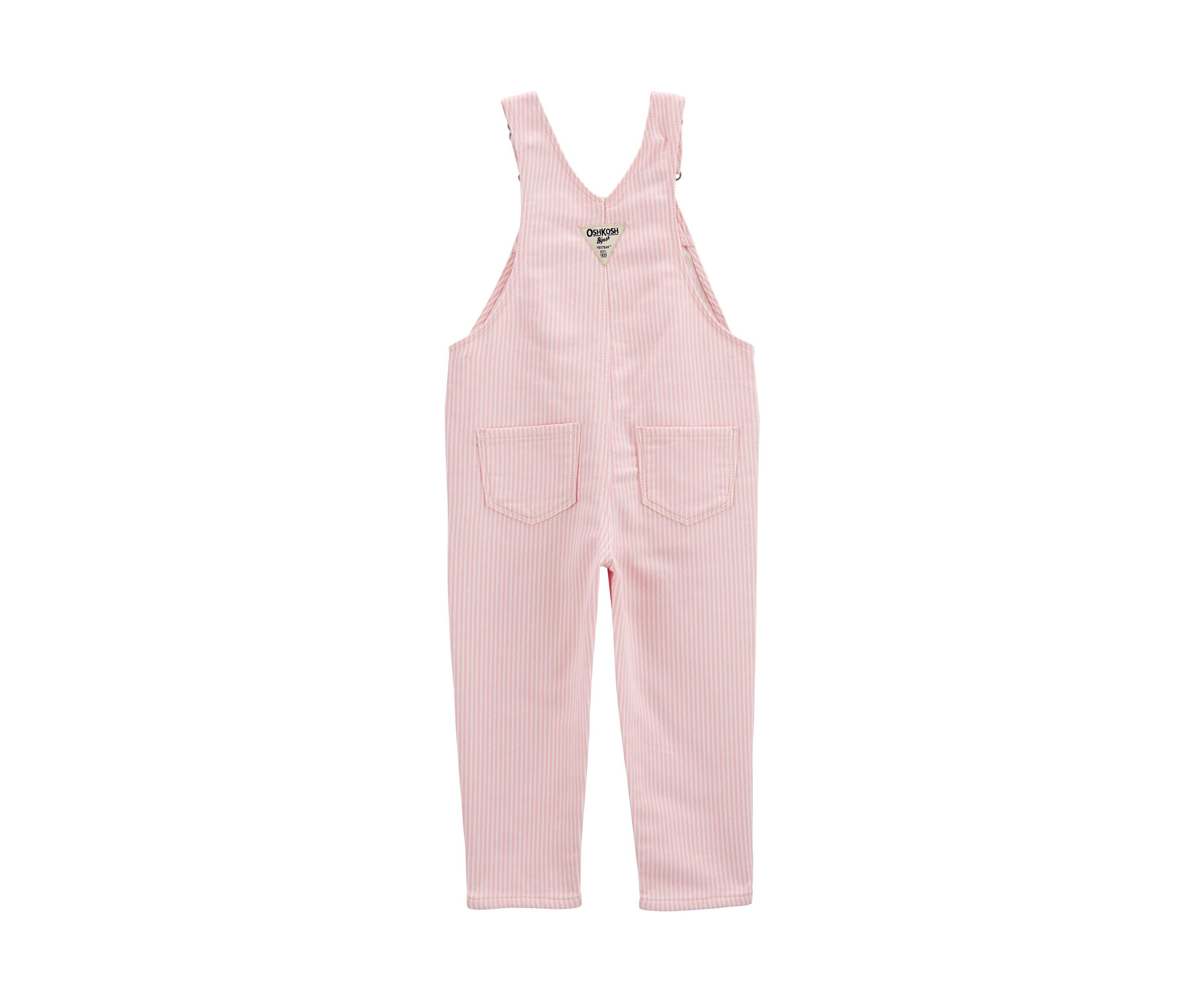 Toddler Girls Knit Overalls