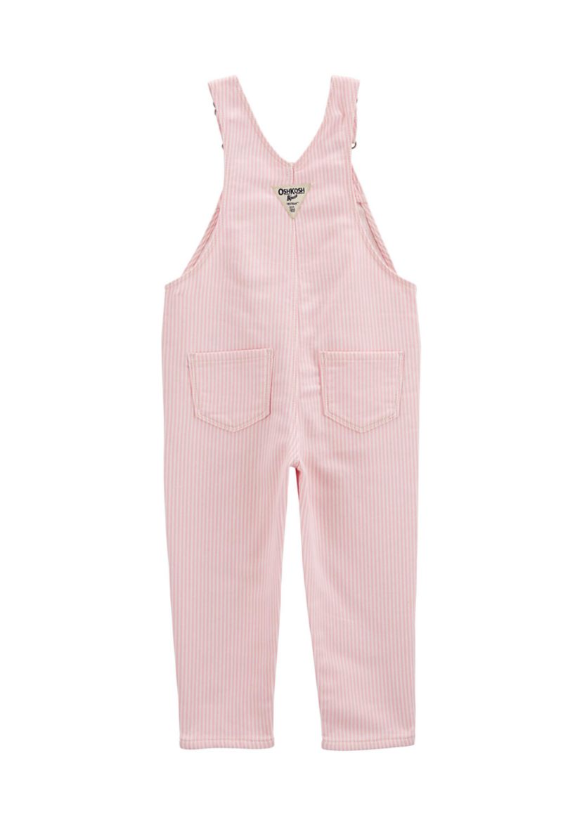 Toddler Girls Knit Overalls