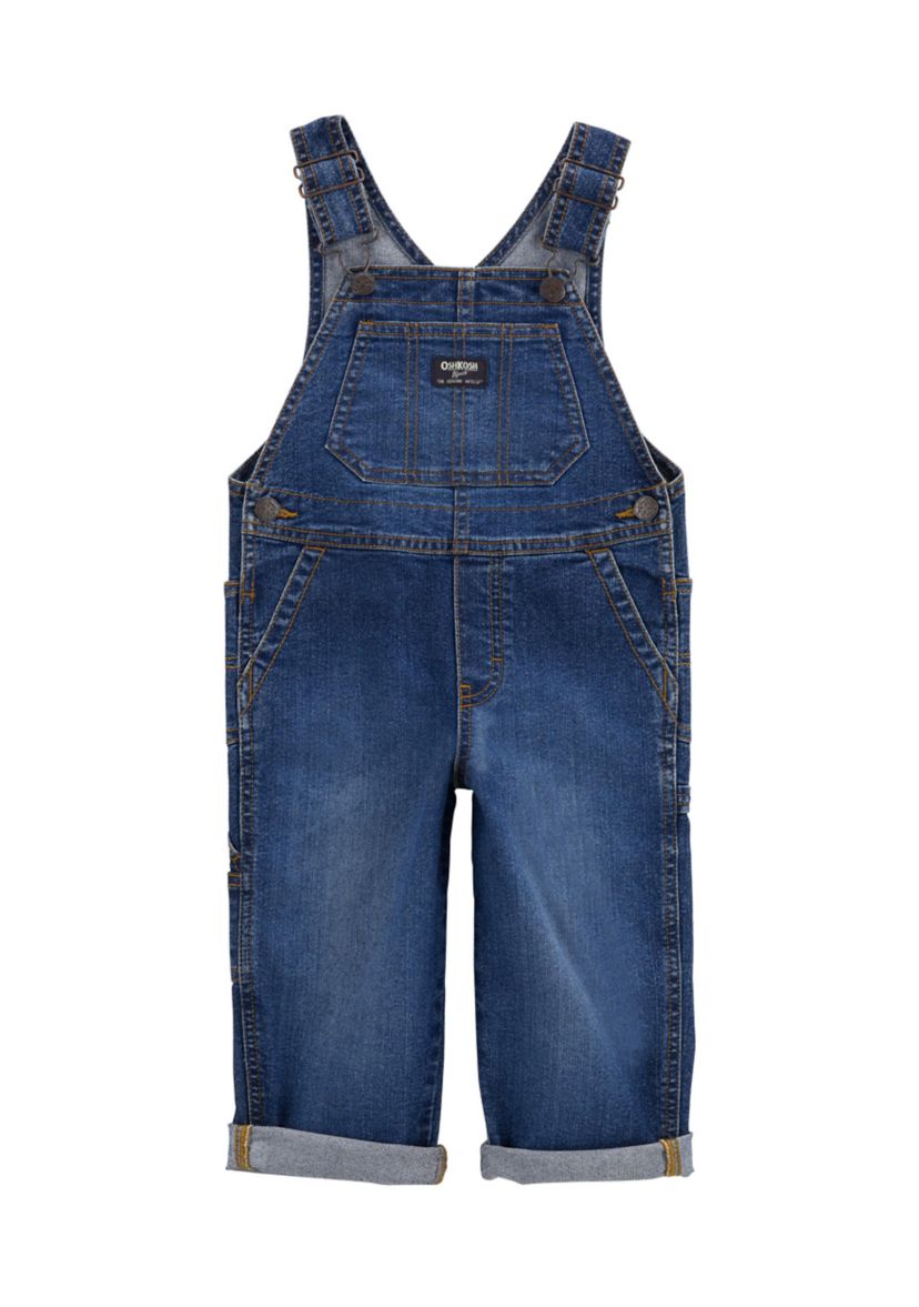 Toddler Boys Denim Overalls