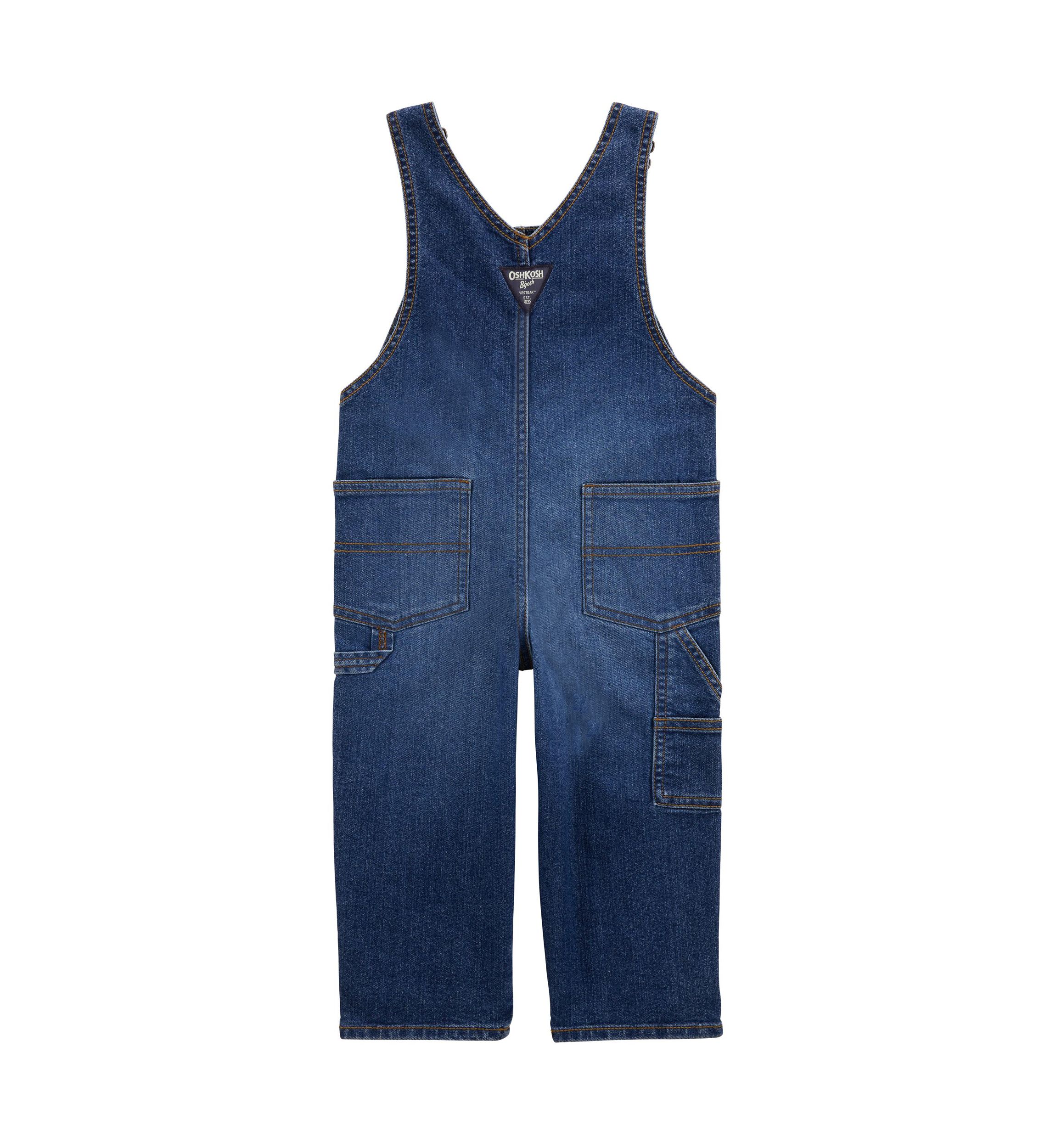 Toddler Boys Denim Overalls