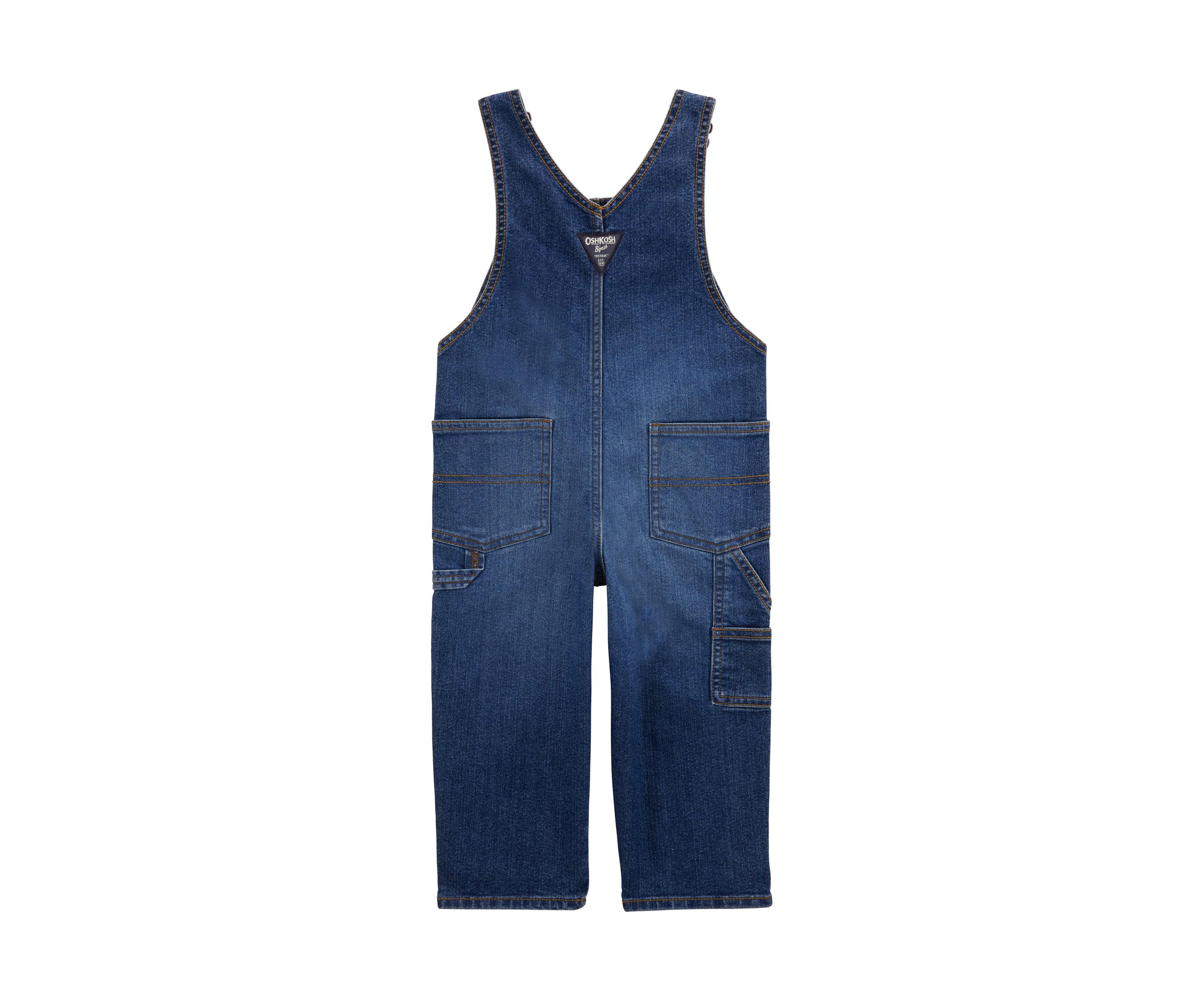 Toddler Boys Denim Overalls