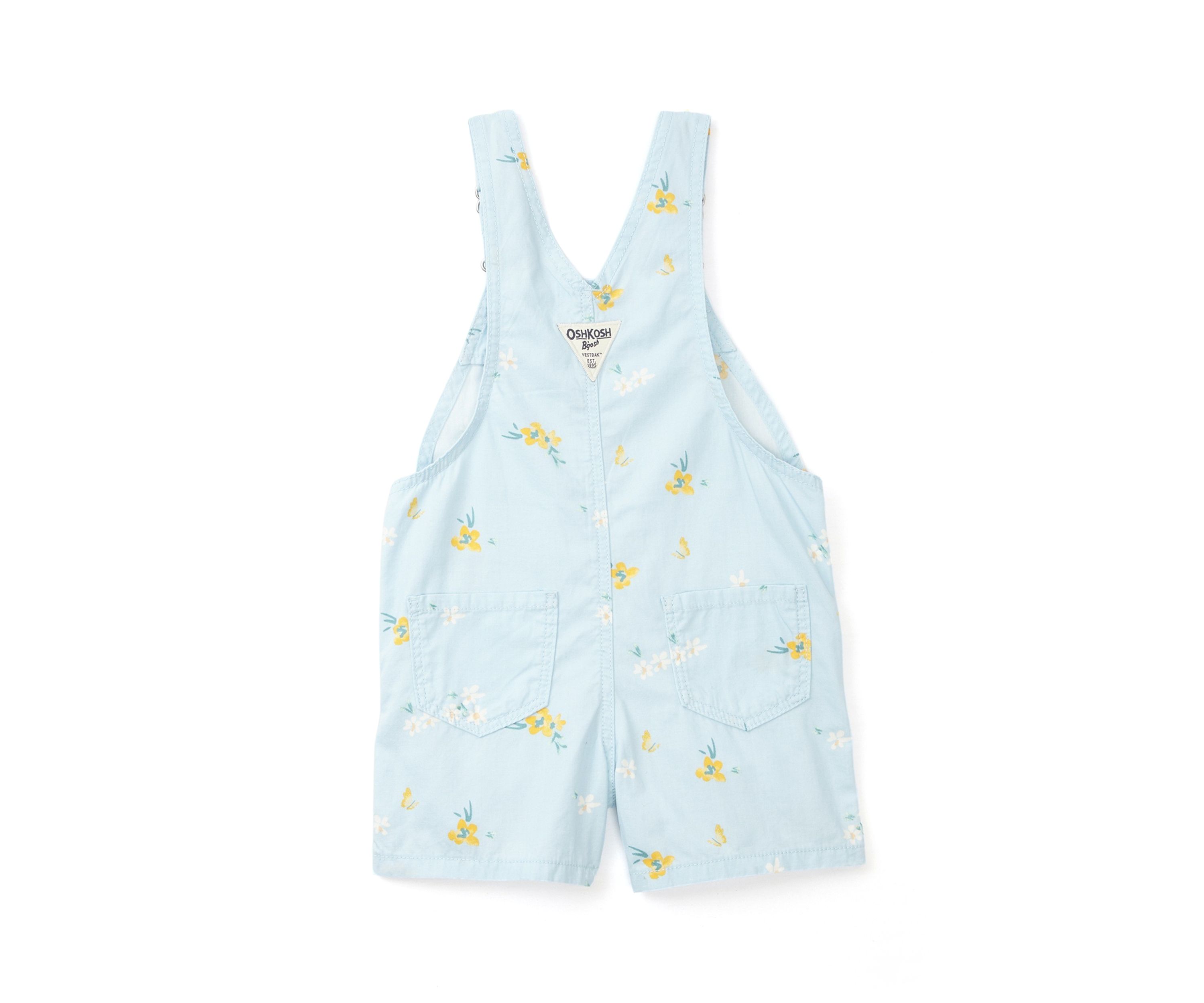 Toddler Girls Woven Shortall