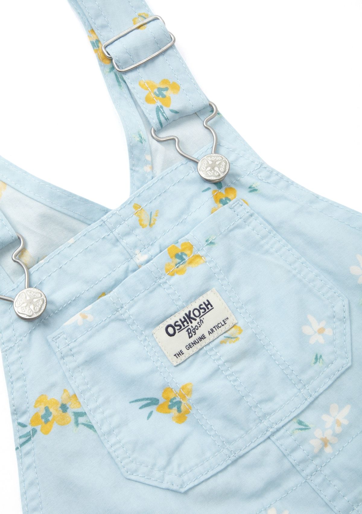 Toddler Girls Woven Shortall