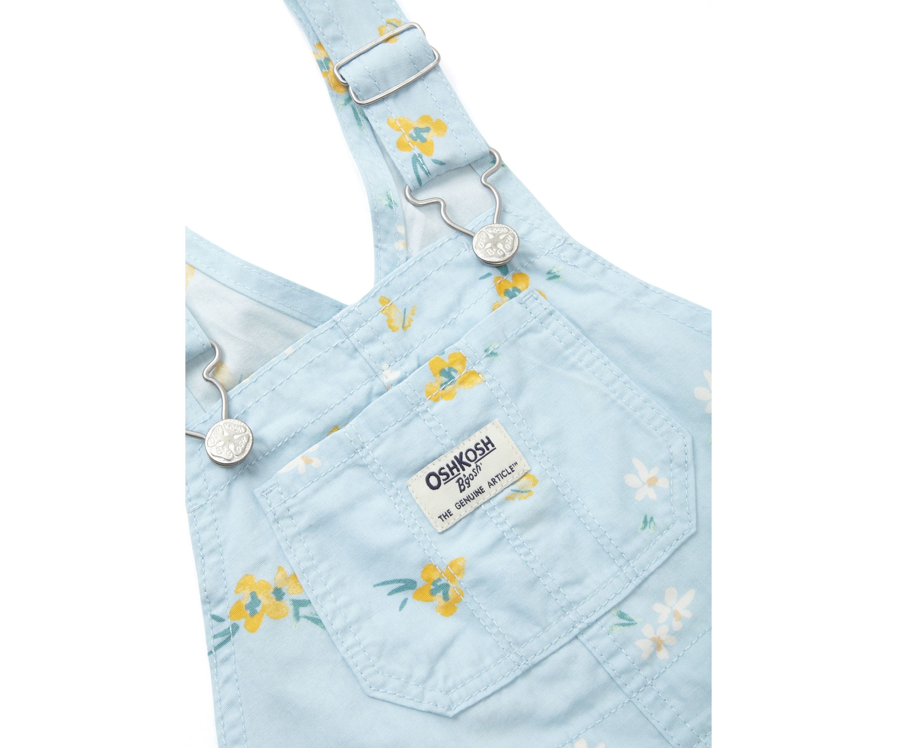 Toddler Girls Woven Shortall