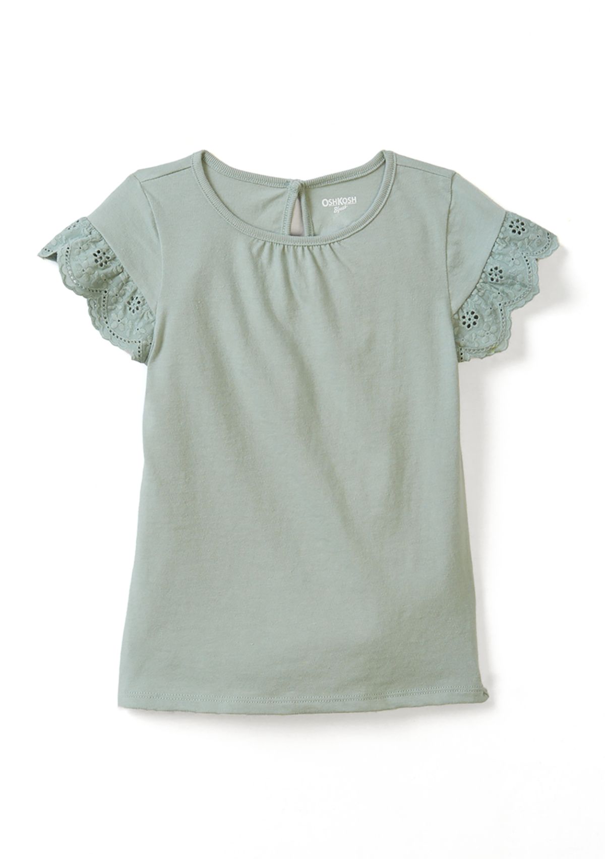 Toddler Girls Short Flutter Sleeve Top