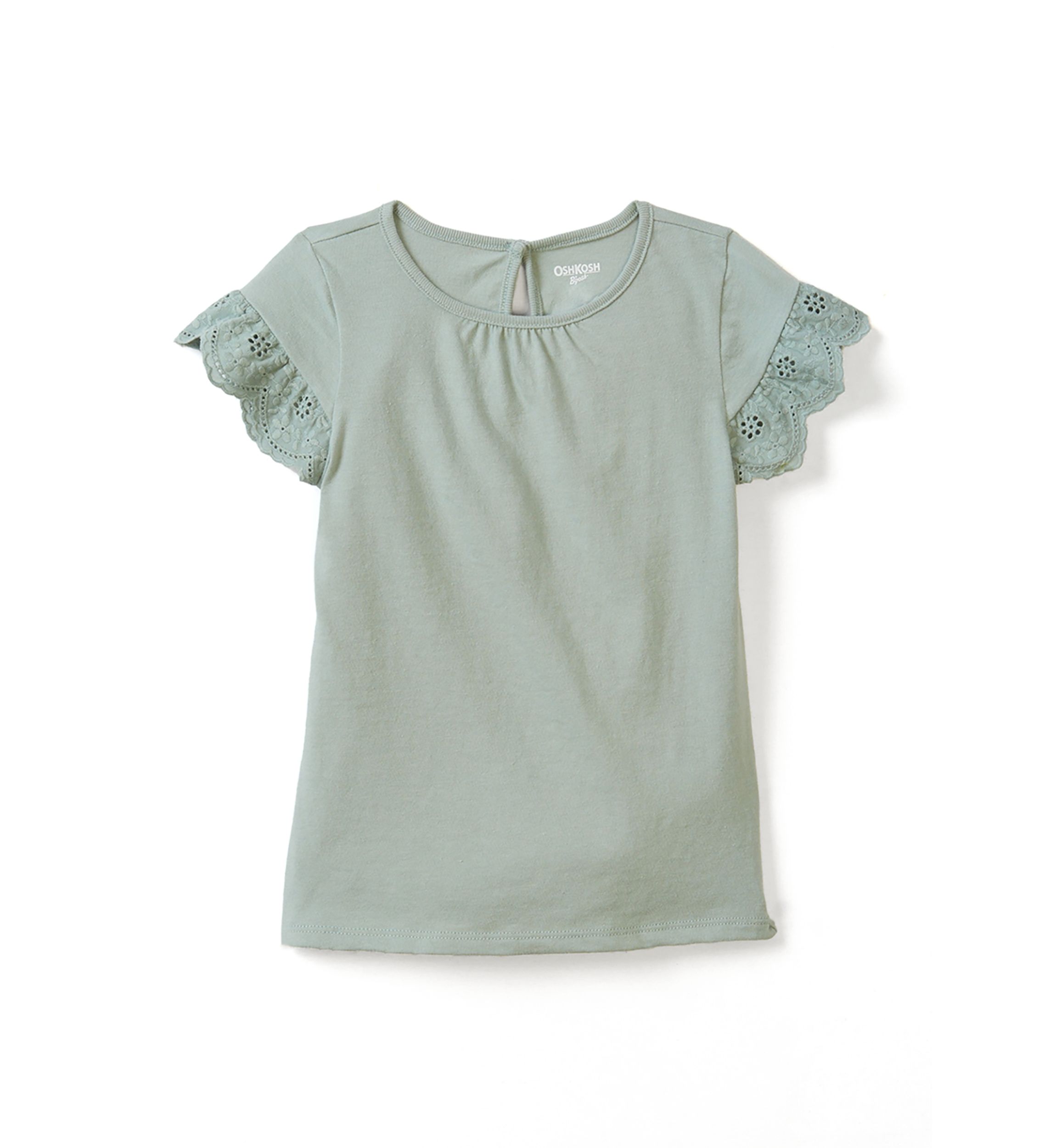 Toddler Girls Short Flutter Sleeve Top