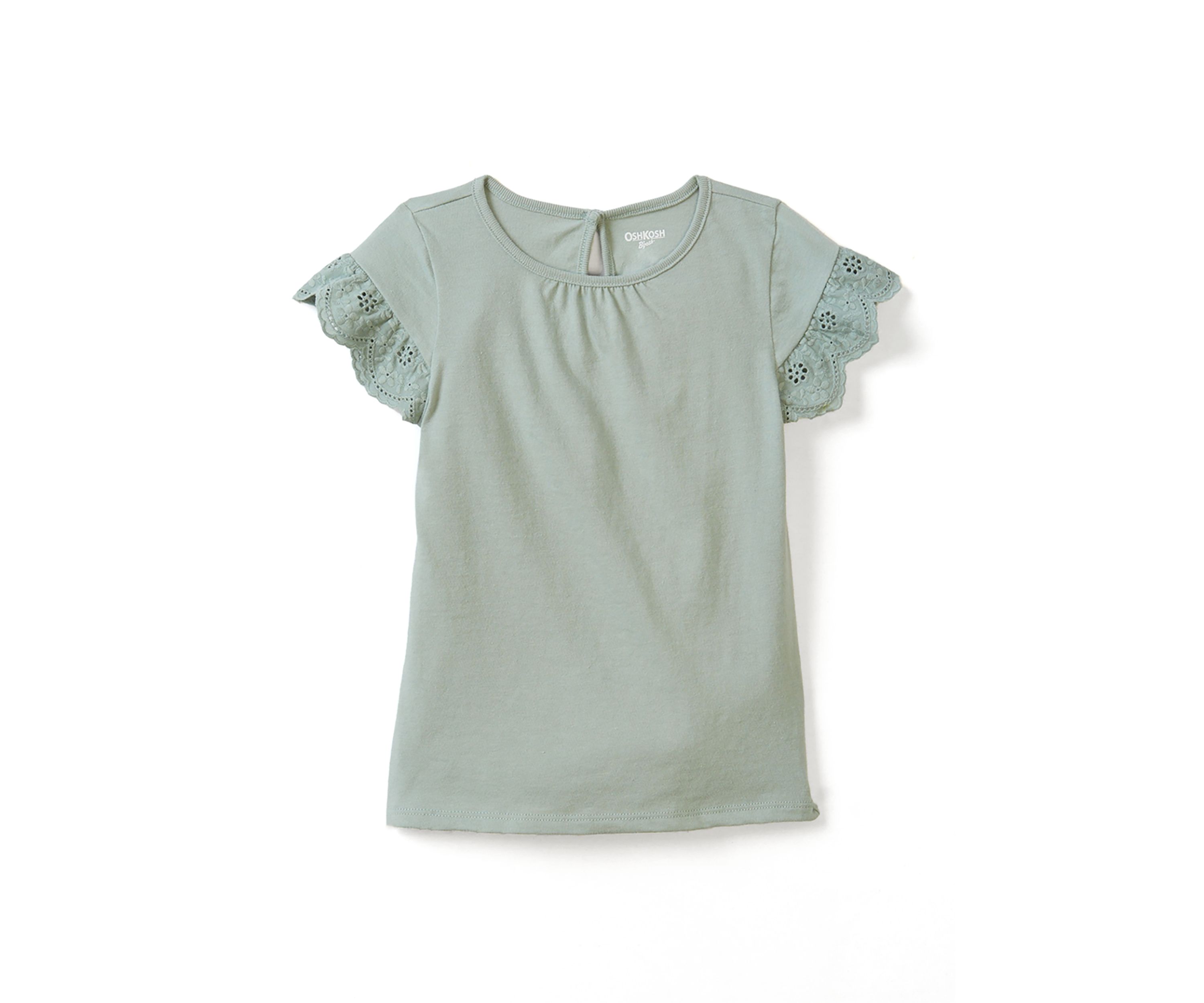 Toddler Girls Short Flutter Sleeve Top