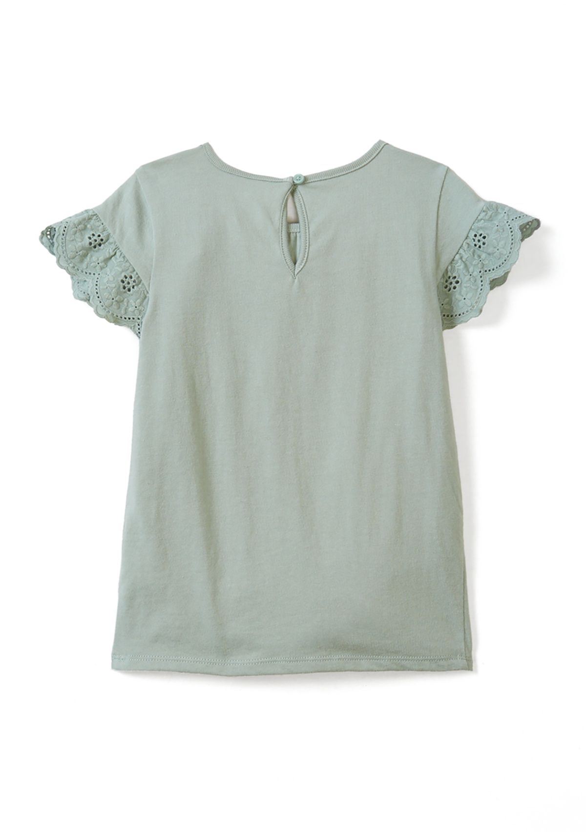 Toddler Girls Short Flutter Sleeve Top