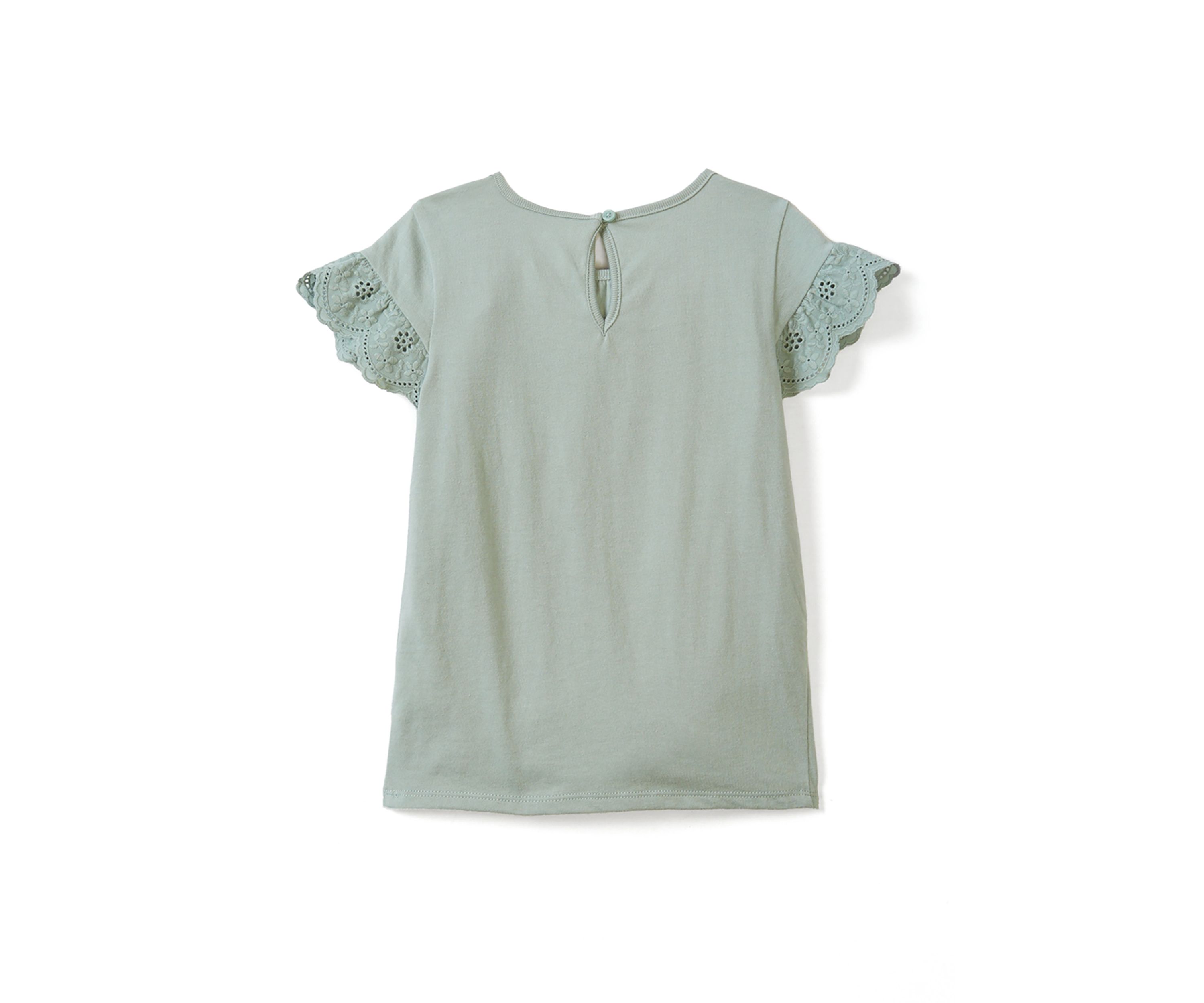 Toddler Girls Short Flutter Sleeve Top